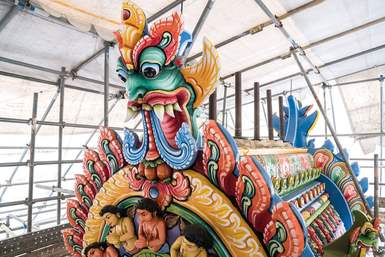 The restoration process of the 165-year-old Sri Srinivasa Perumal Temple, one of the oldest temples in Singapore, was completed last year