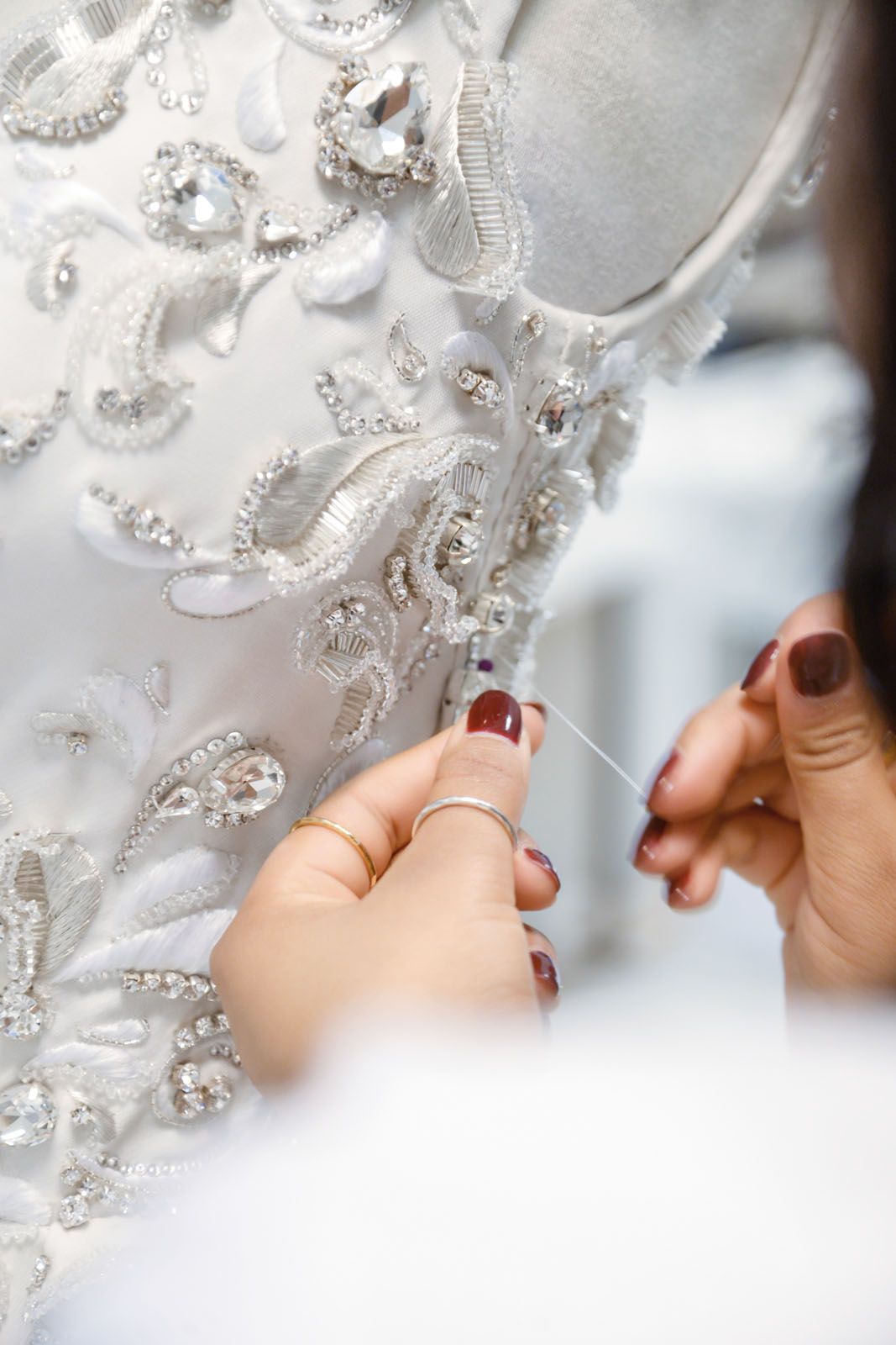 The meticulously crafted gown took over 10,000 hours to create
