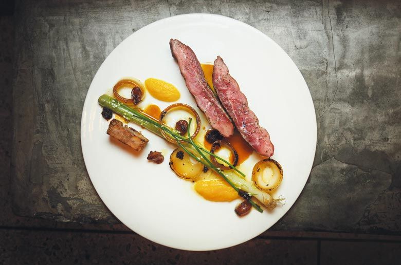 Duck brushed with local whisky and coconut syrup. (Photo: Courtesy of 80/20)