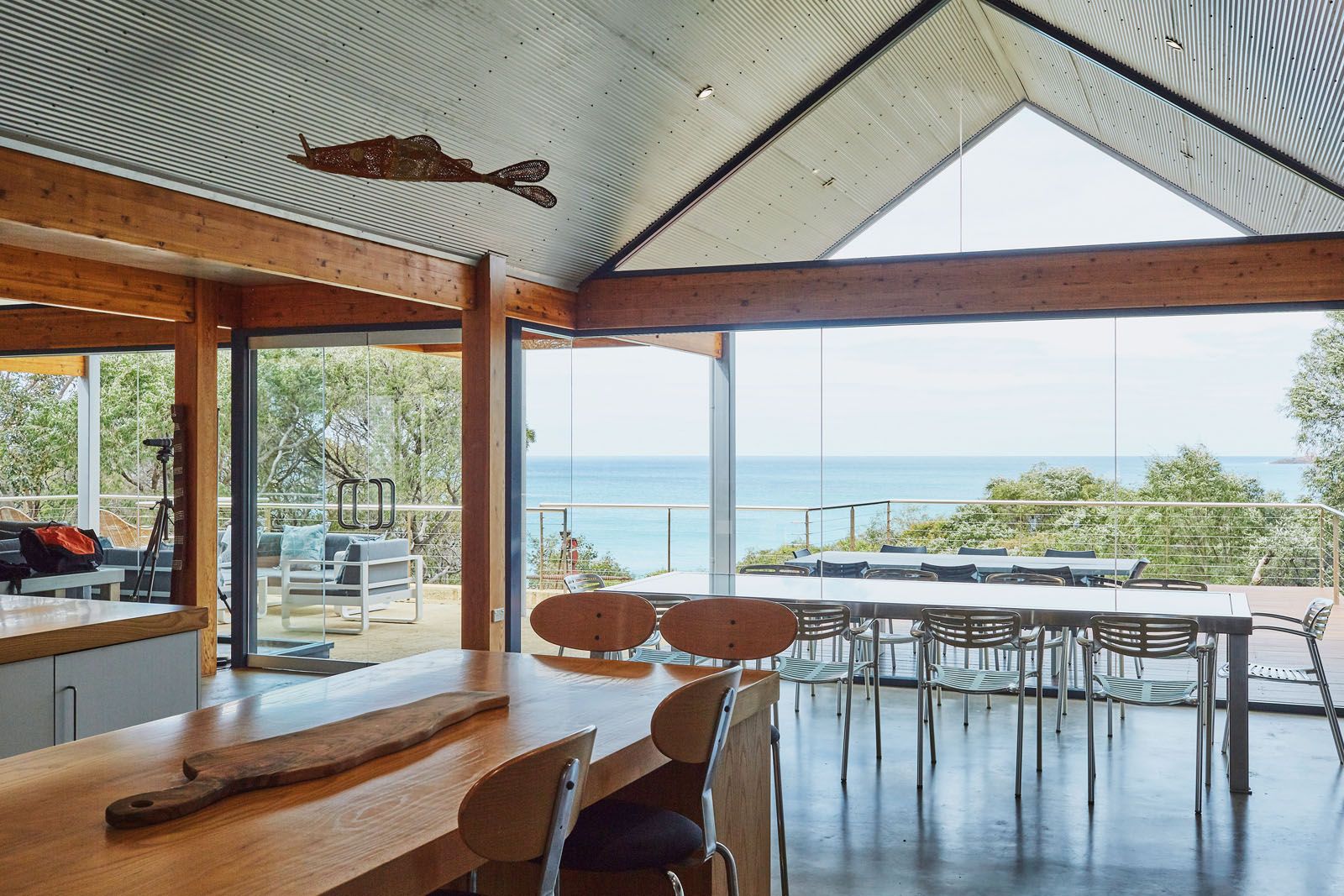 The calming view of Bunker Bay at a beachside holiday home by Private Properties; Pierro Wines’ vineyard boasts one of the world’s best wine grape‑growing terrains