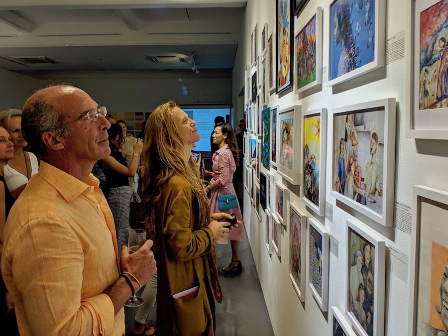 Guests at the inaugural She Is More Youth opening night and exhibition by global organisation IIX Foundation in March. Image: IIX Global