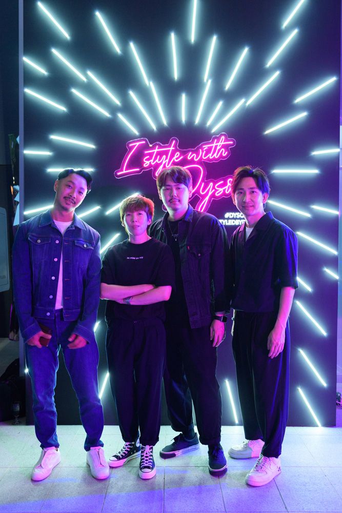 Calvin Gan, Fern Wong, Reno Tan, Terence Lai