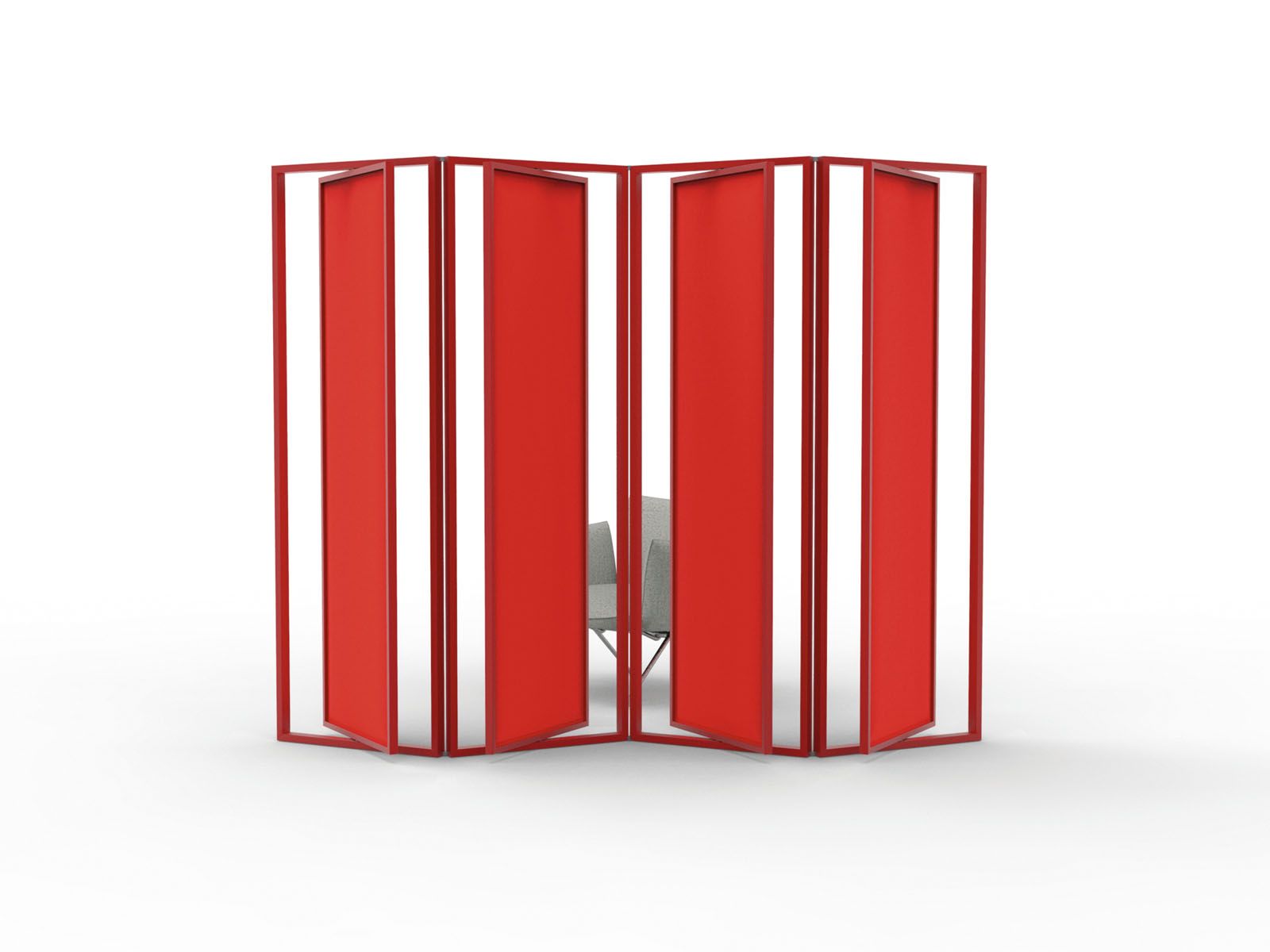 The Swing screen from Magis features pivoting doors