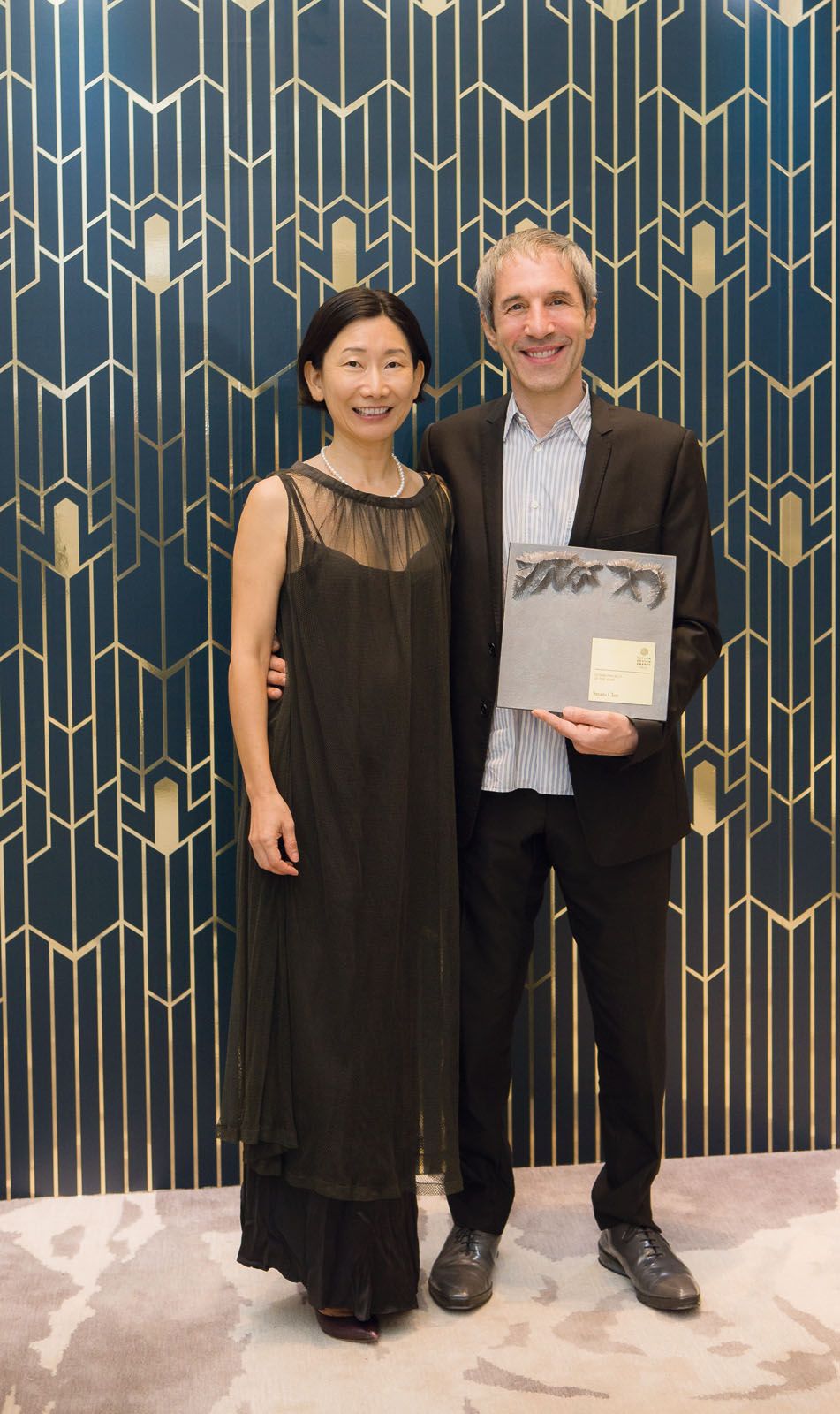 Naoko Takenouchi and Marc Webb at the Tatler Design Awards 2019