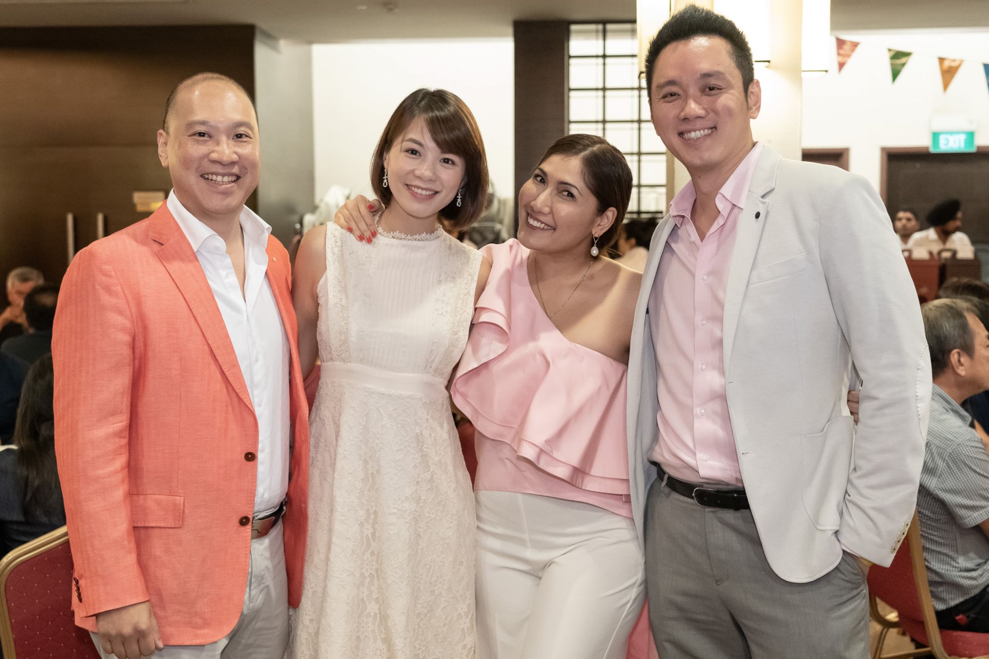 Randall Lee, Tracy Lee, Sara-Ann Krishnamoorthy, Vernon Tan
