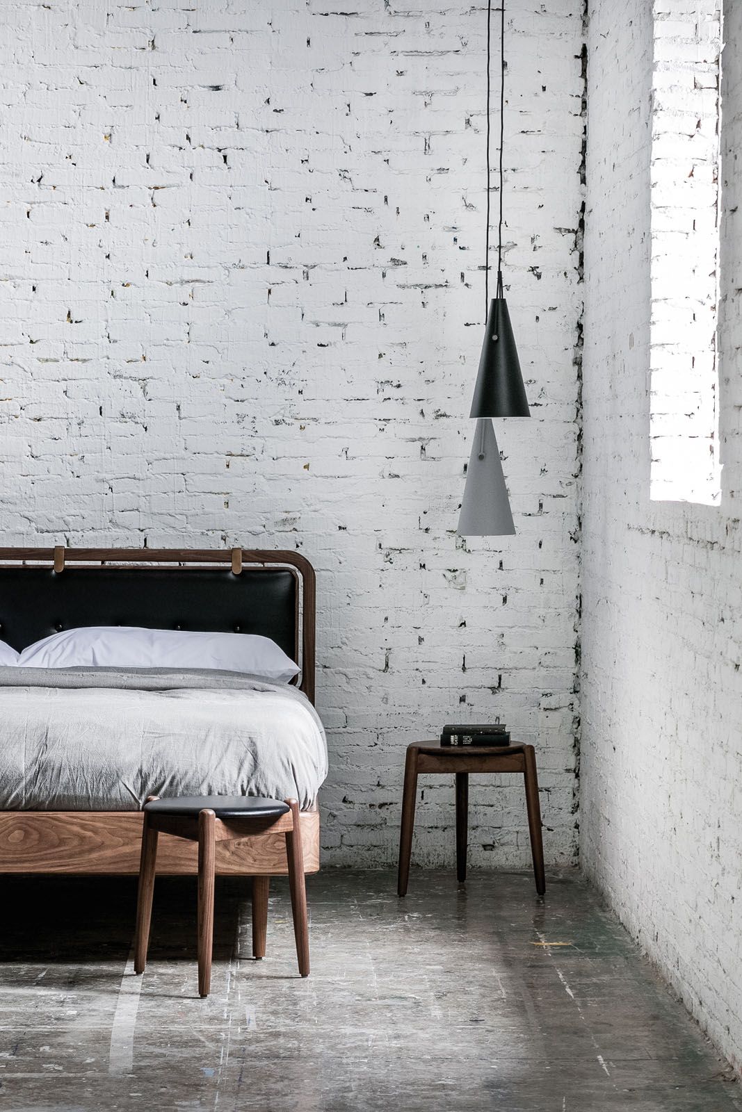 The Dawn bed designed by Space Copenhagen for Stellar Works