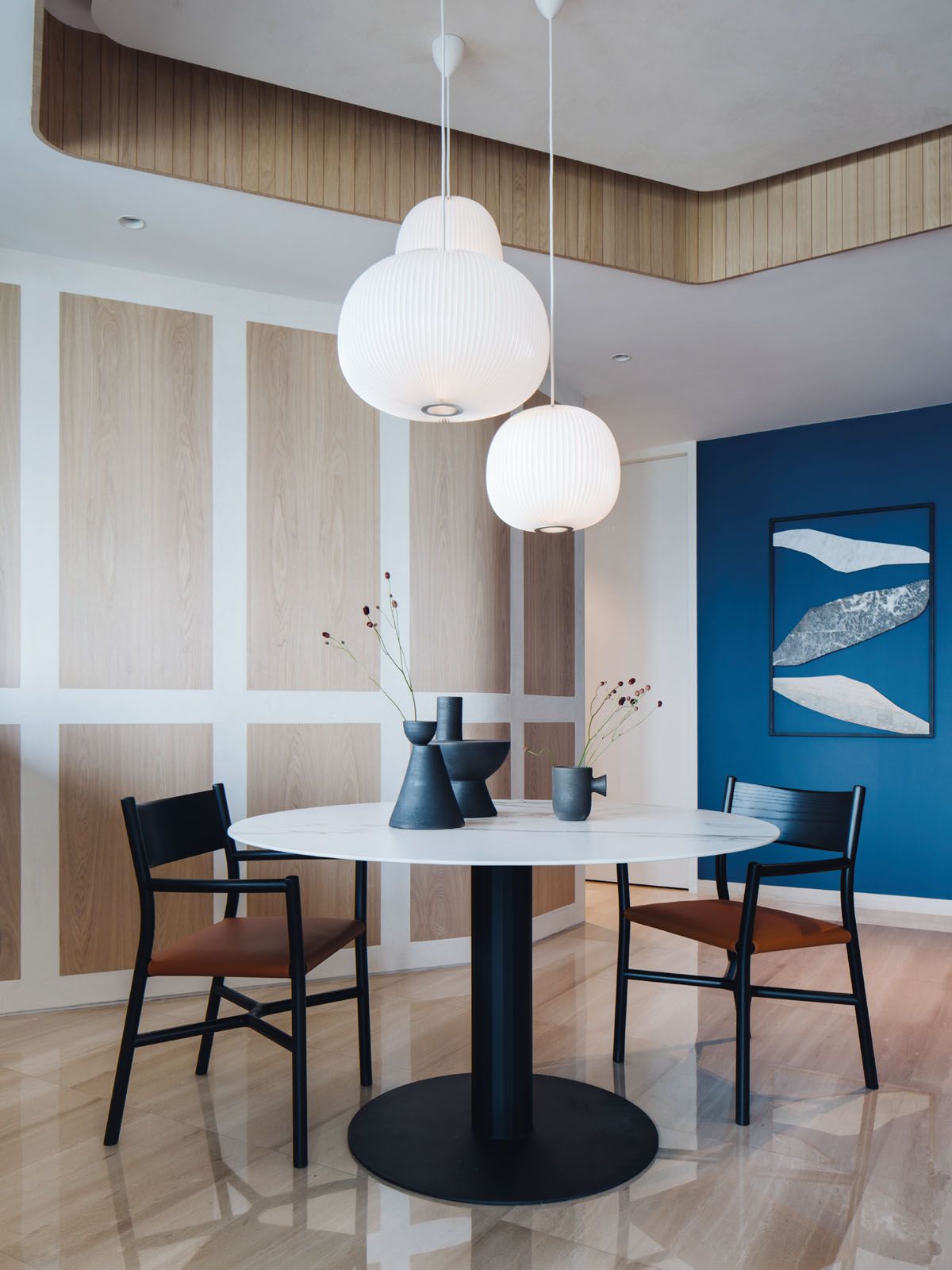 The Lamella pendant lights from Le Klint are inspired by the delicate pleats on the underside of lamella mushrooms