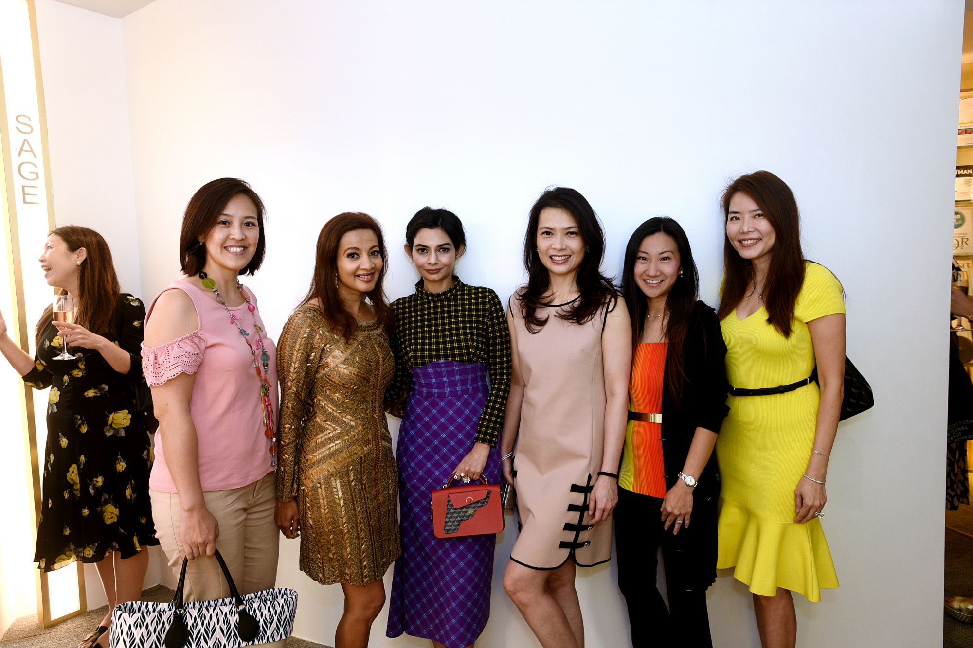 Vanessa Liok, Iroshini Chua, Shabnam Arashan, Ho Ching Lin, Claudine Pang, Lisa Sim