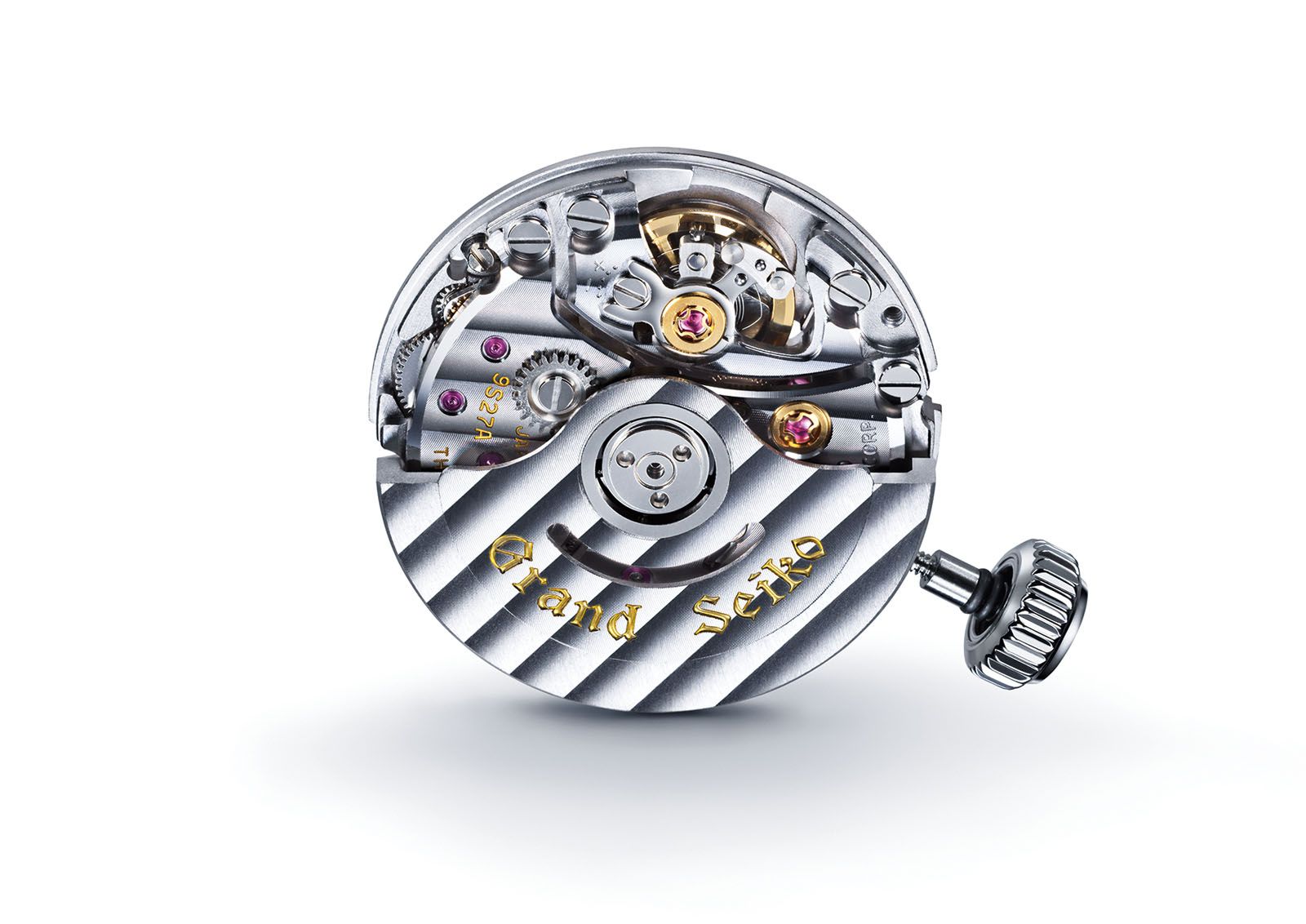 The calibre 9S27 features beautiful finishing details