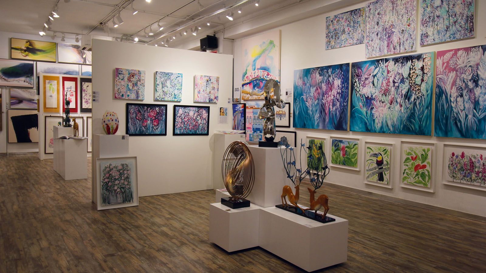 Living with Art showcases a wide array of art by local talents and artists from around the world