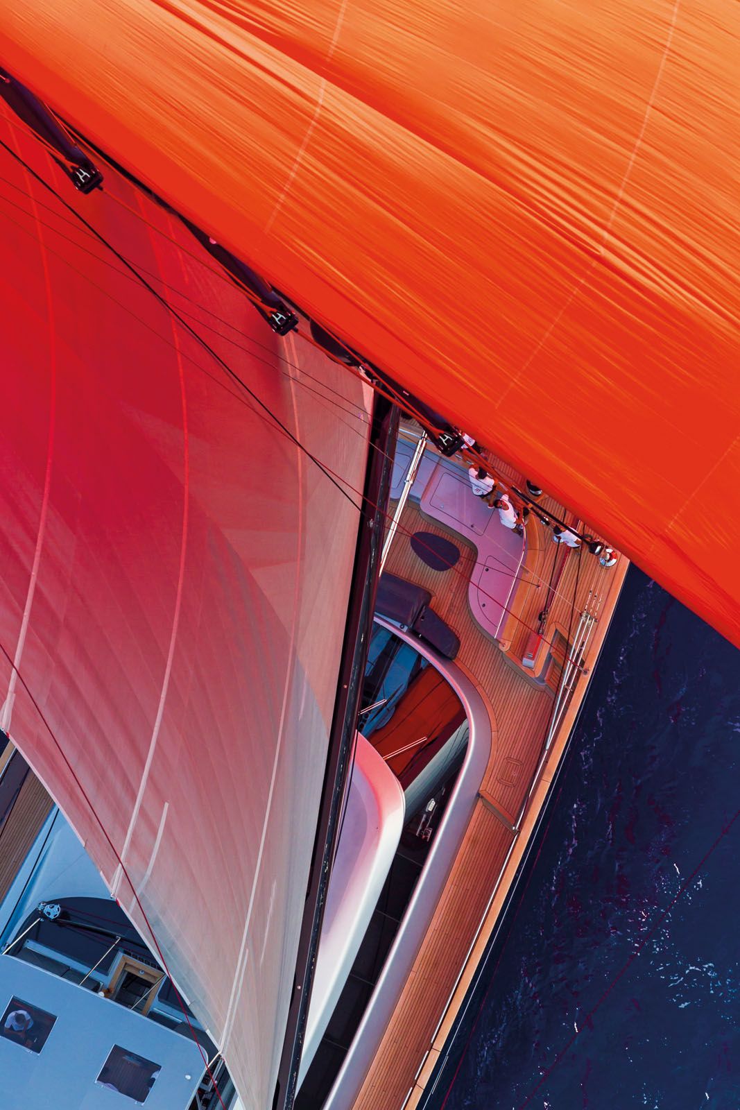 The Seahawk yacht built by Perini Navi features interior architecture and furniture designed by Liaigre