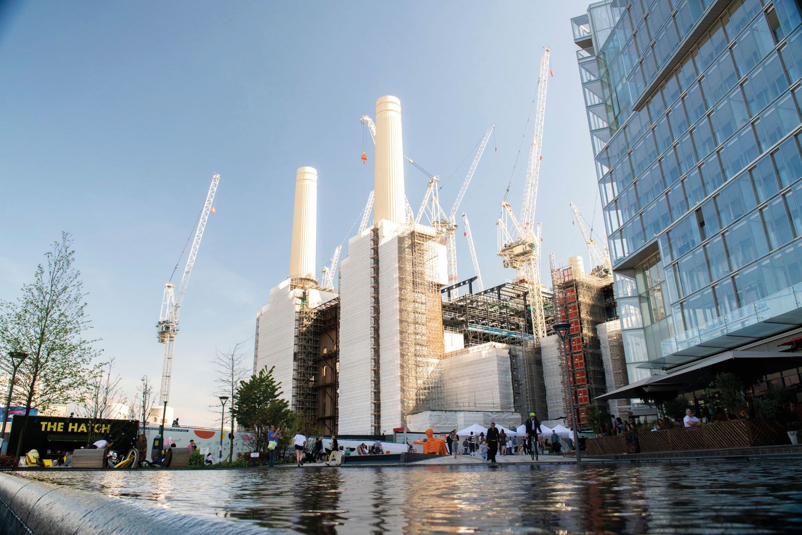 One of the chimneys will house a glass lift and viewing gallery