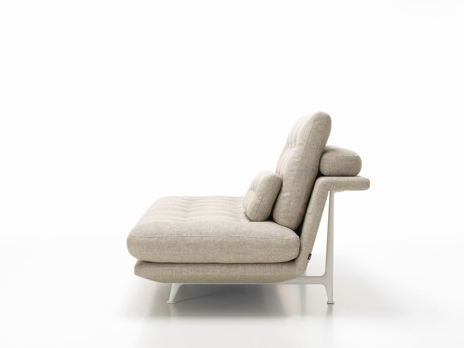 The Vitra Grand Sofà collection features a slender profile