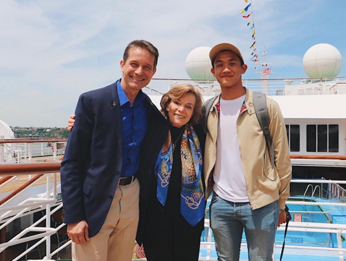 Nathaniel Soon met Fabian Cousteau and Sylvia Earle as part of the Peace Boat Ocean and Climate Youth Ambassadors Programme