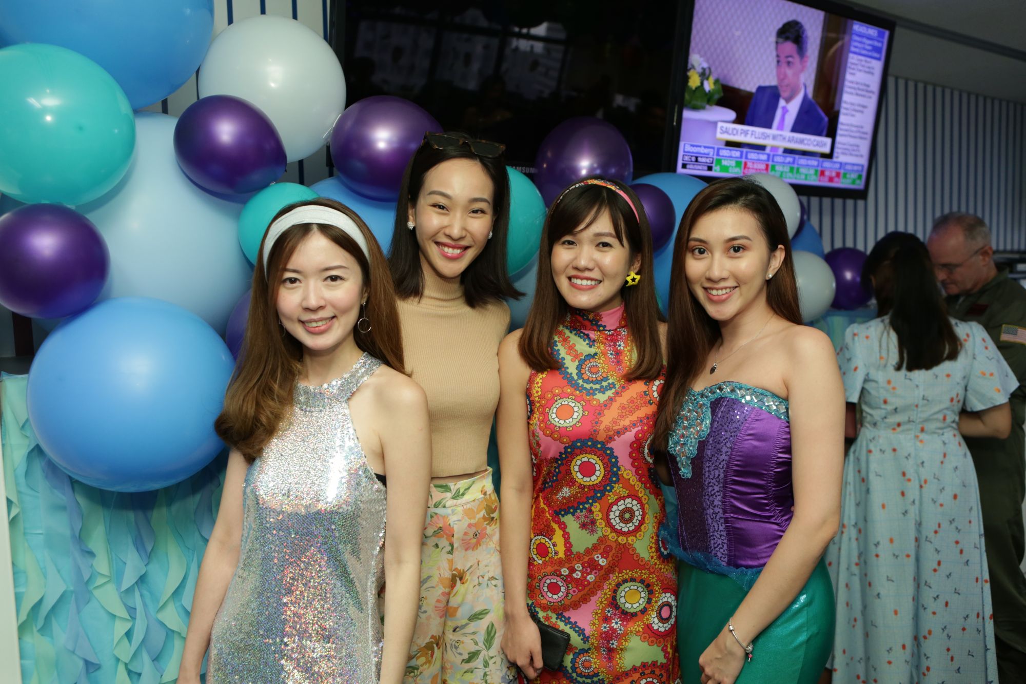 Constance Lau (second from left)