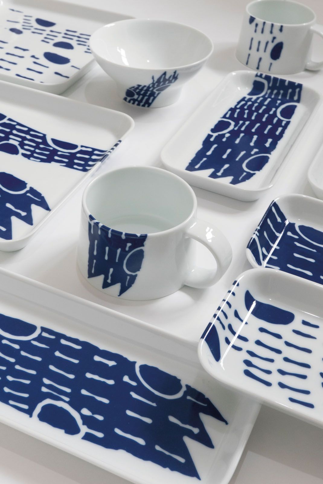 Plates from the Supermama Social collection created in collaboration with Touch Special Crafts