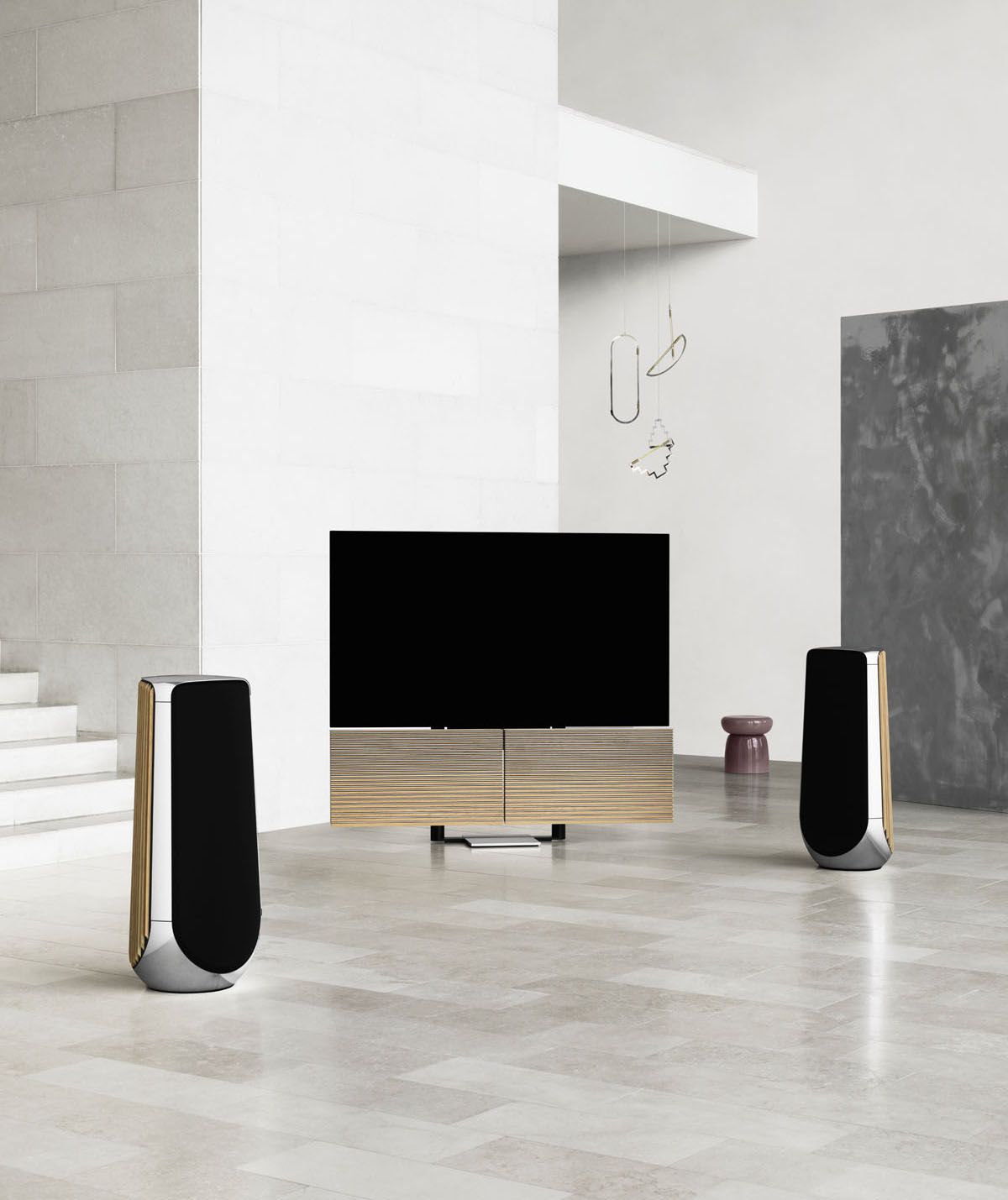 Beovision Harmony TV and speakers, from Bang & Olufsen