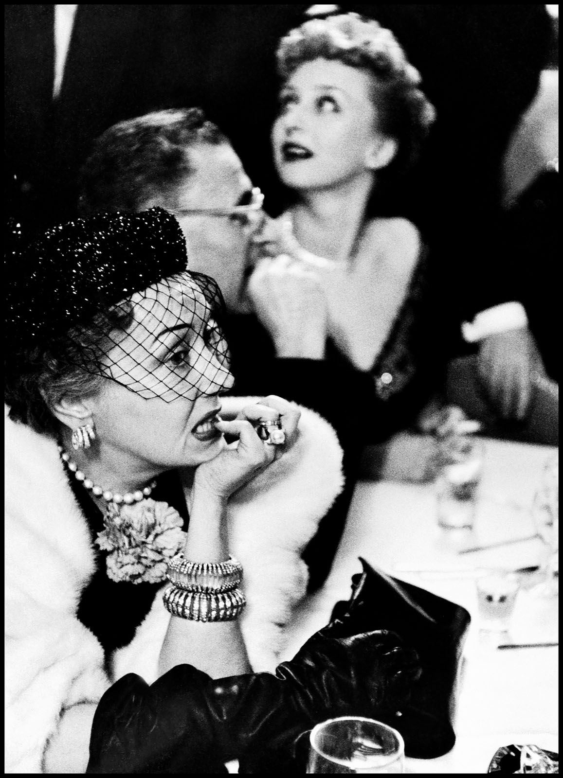 One of the Cartier rock crystal bracelets, circa 1930, worn by American actress Gloria Swanson to the Academy Awards in 1951