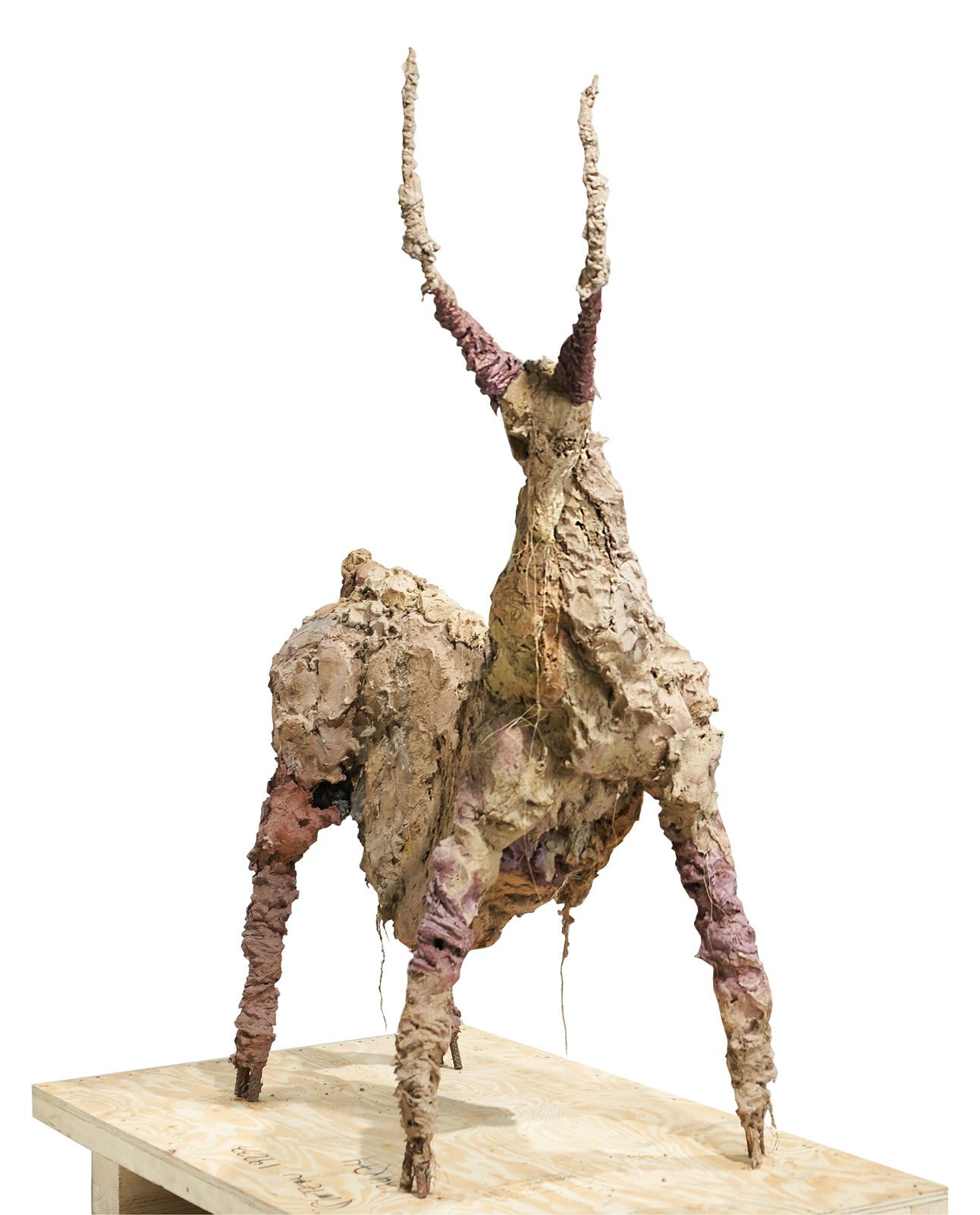 Grand Bouc de Singapour #3 sculpture by French artist Lionel Sabatté