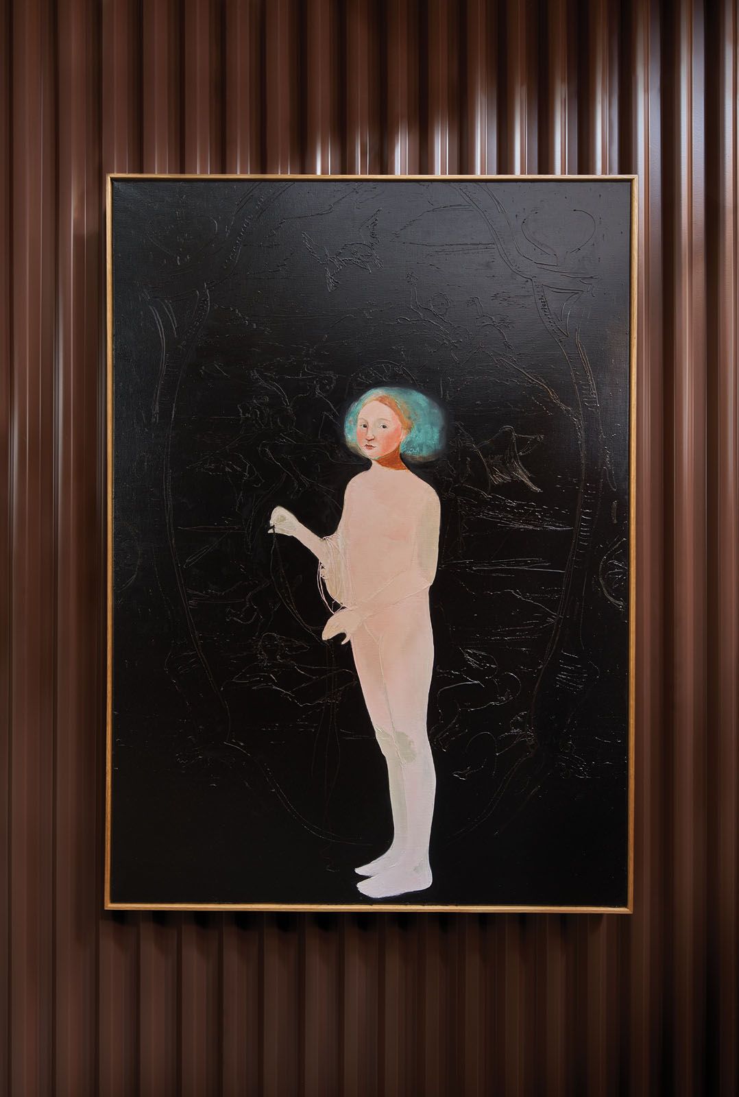 Invisible Threads (2015) by British artist Lisa Wright from the foundation’s collection