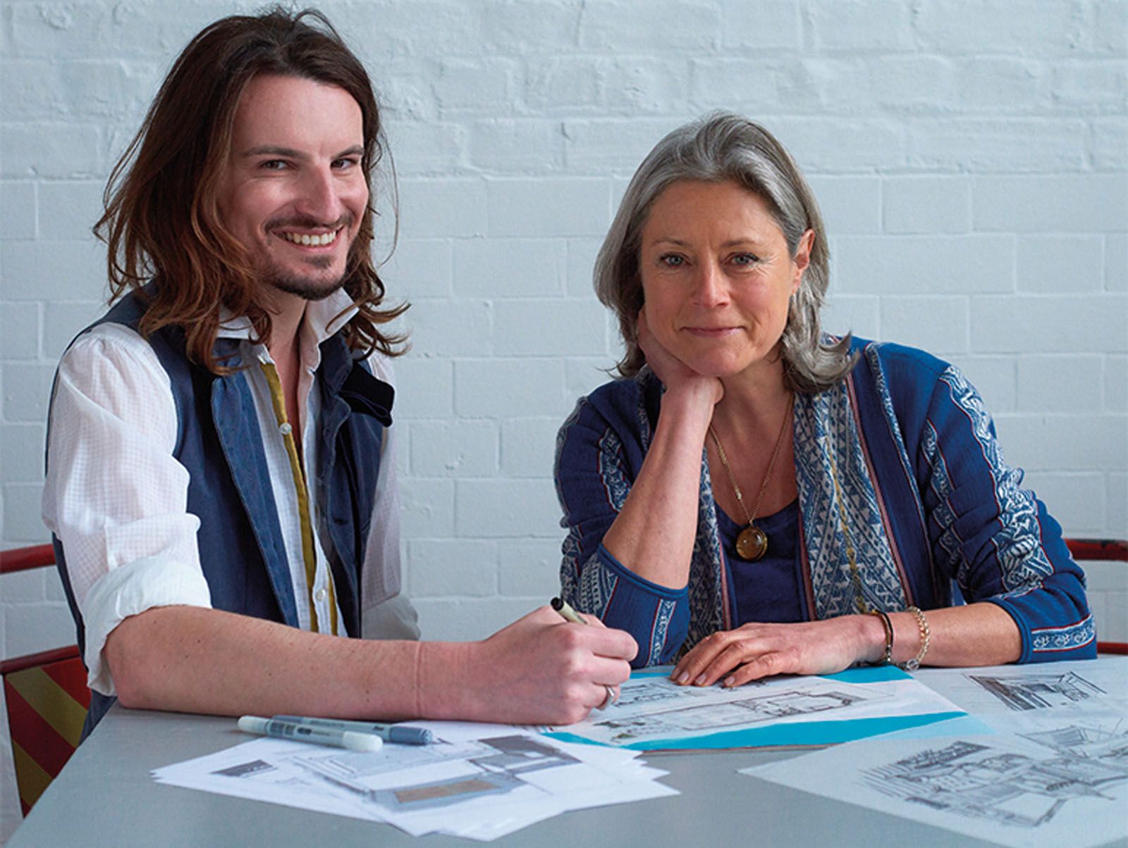 Henry Miller-Robinson and Katie Glaister, co-founders of K&H Design