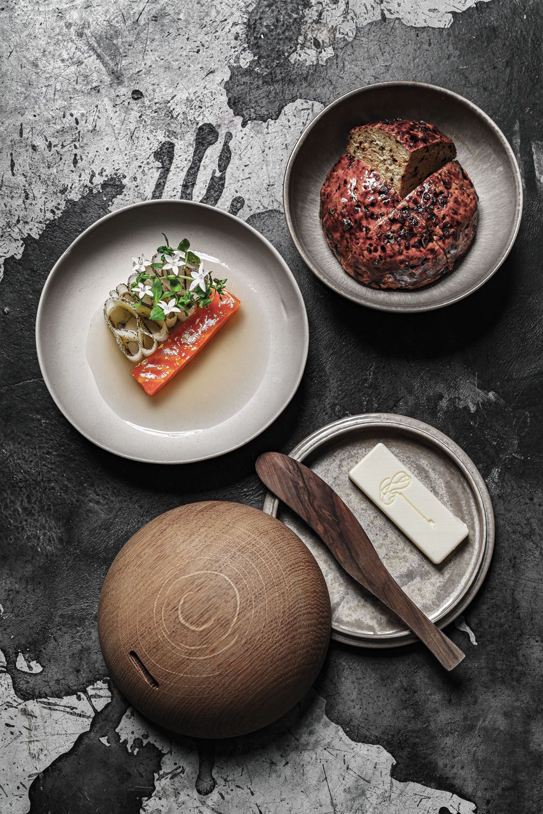 Cloudstreet transforms the simple rye bread with a sticky glaze of molasses flavoured with locally brewed stout and liquorice