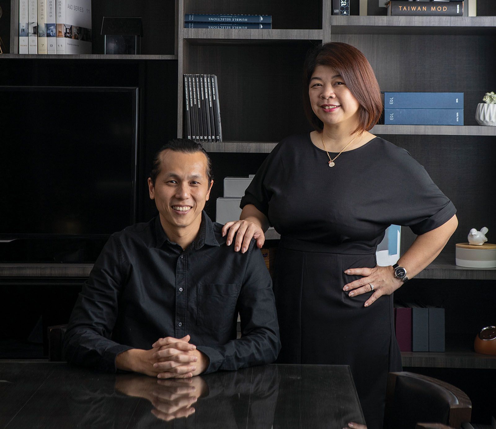 MOW Interior co-founders Wong Teck Soon and Shermaine Ong