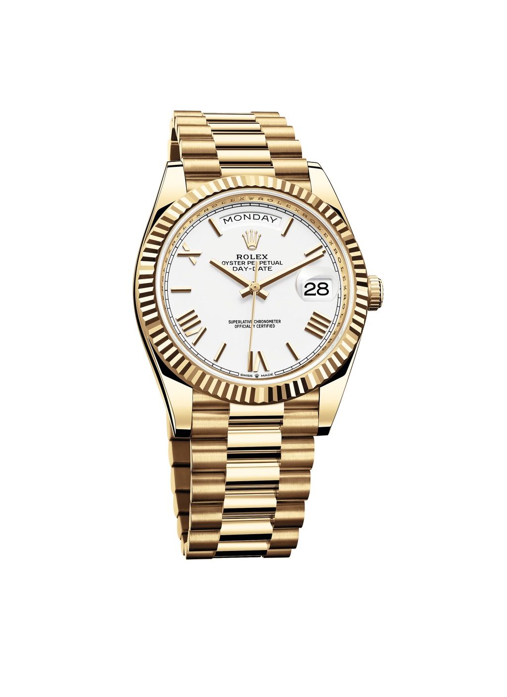 The Rolex Oyster Perpetual Day-Date was the first watch to indicate the day of the week spelt out in full in 1956 and is also Martin Scorsese's watch of choice