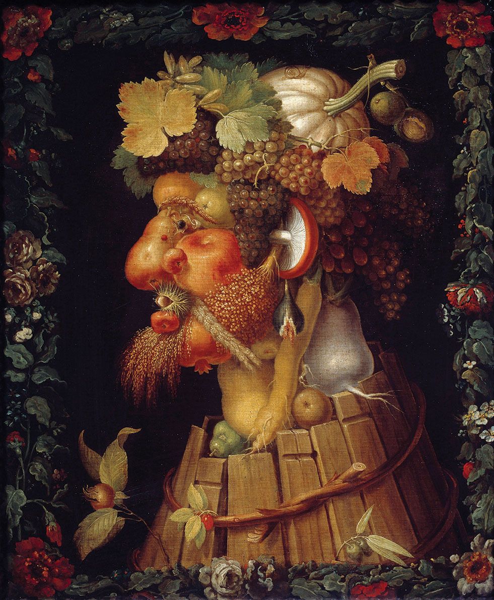 Autumn. Painting by Giuseppe Arcimboldo (1527-1593), 16th century. 0,76 x 0,63 m. Louvre Museum, Paris (Photo by Leemage/Corbis via Getty Images)
