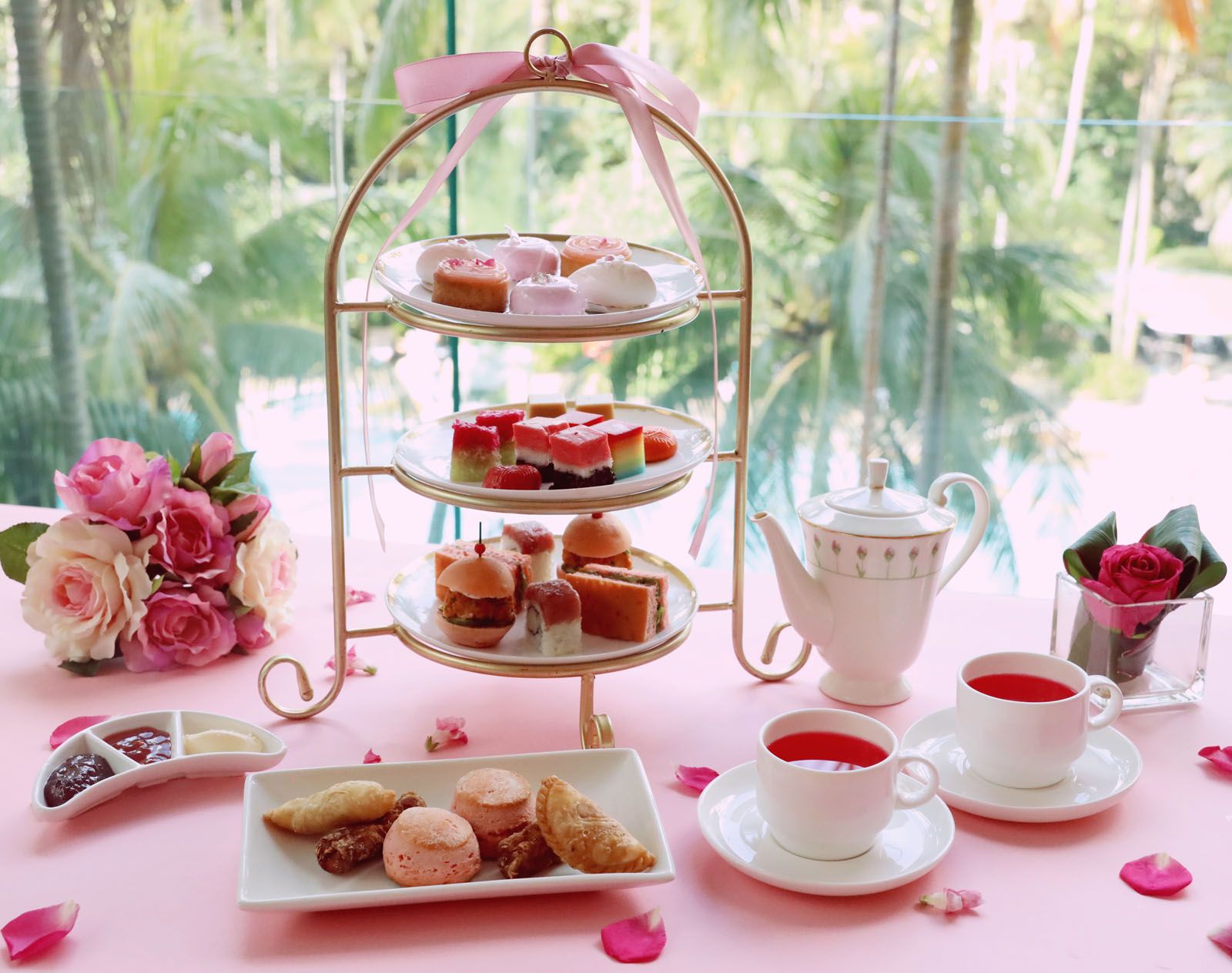 Pink High Tea Set