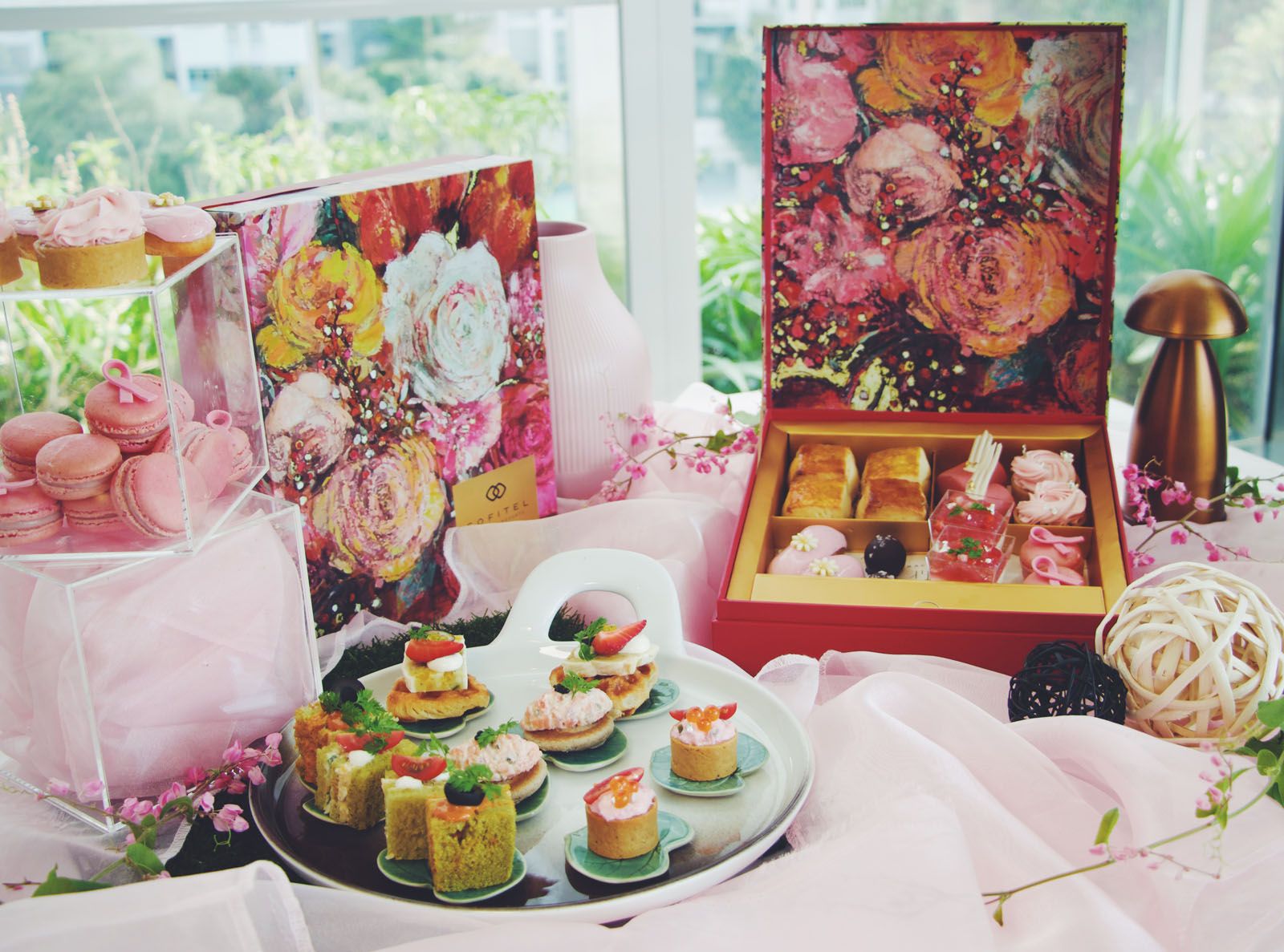 Pink Hope High Tea Set