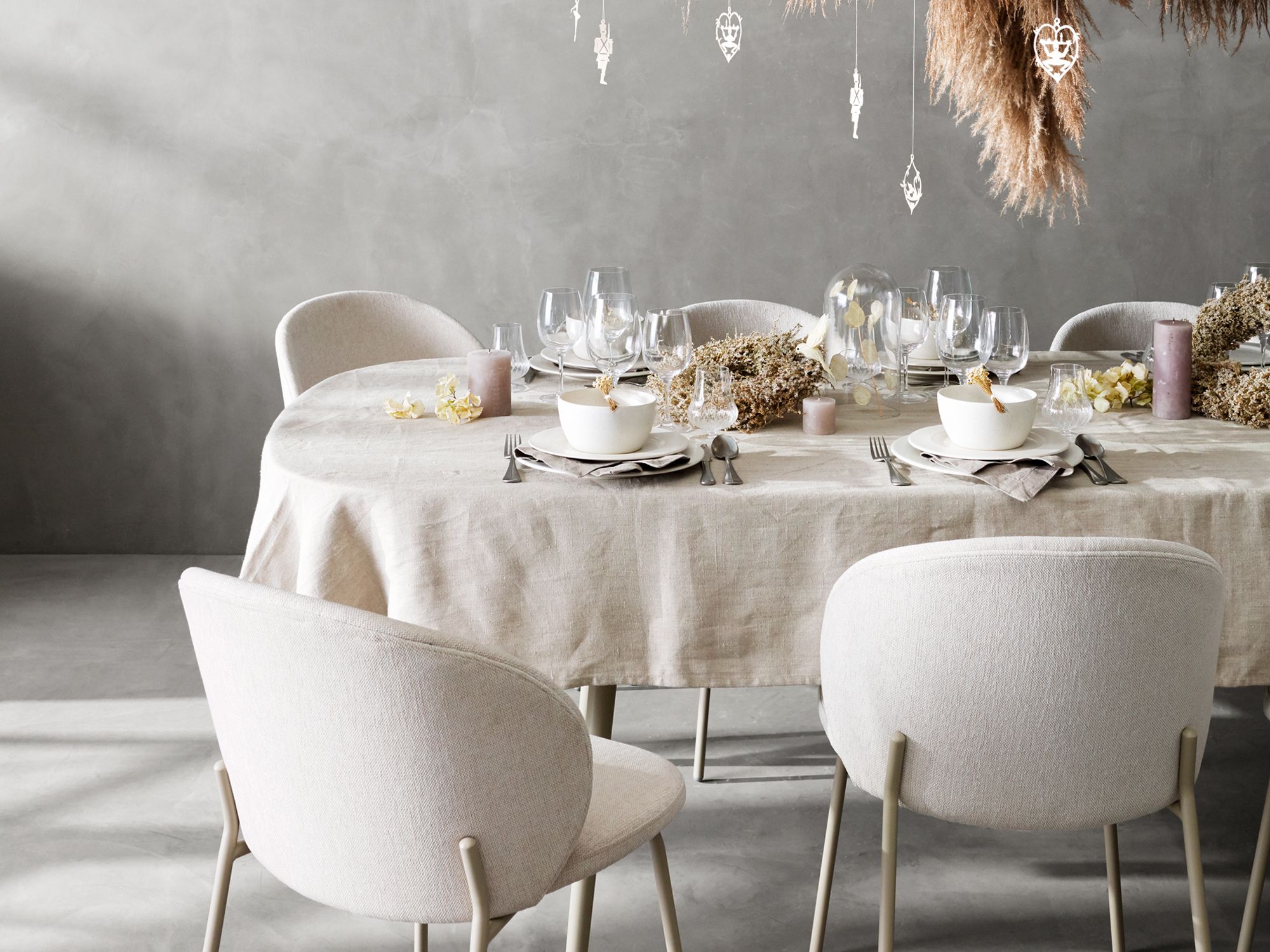Princeton dining chairs and Kingston dining table by Morten Georgsen, from BoConcept