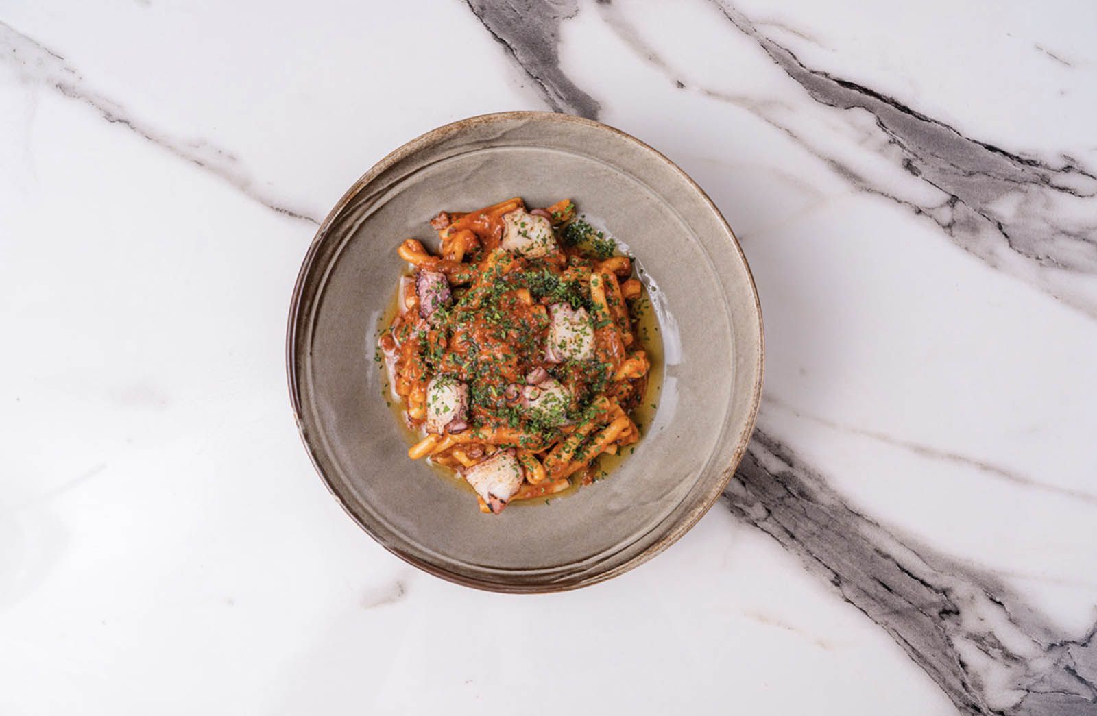 Octopus bolognese