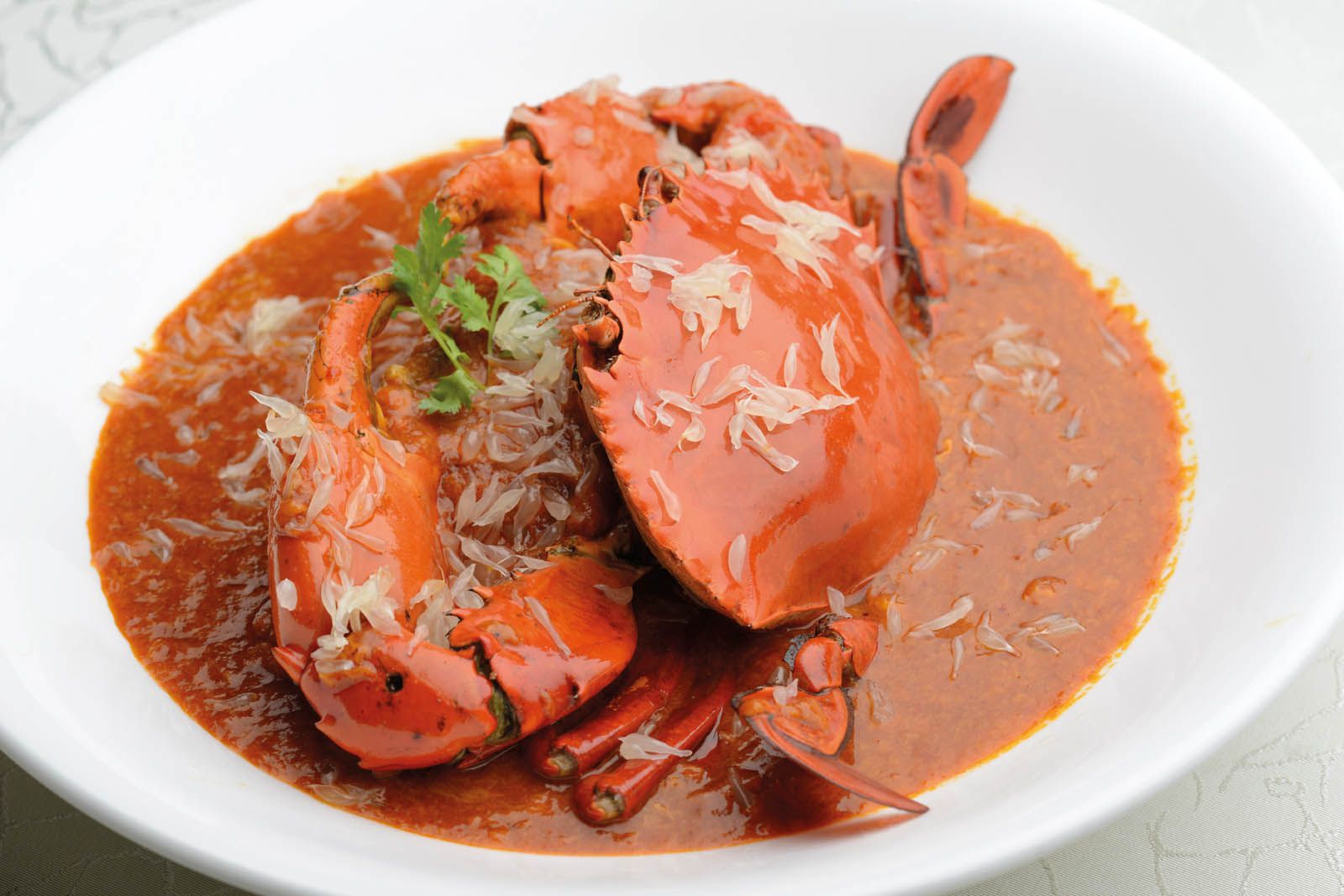 Signature pomelo chilli crab