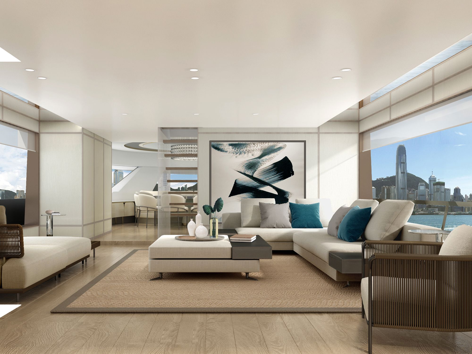 A collaboration between Steve Leung and Italian yacht company Sanlorenzo