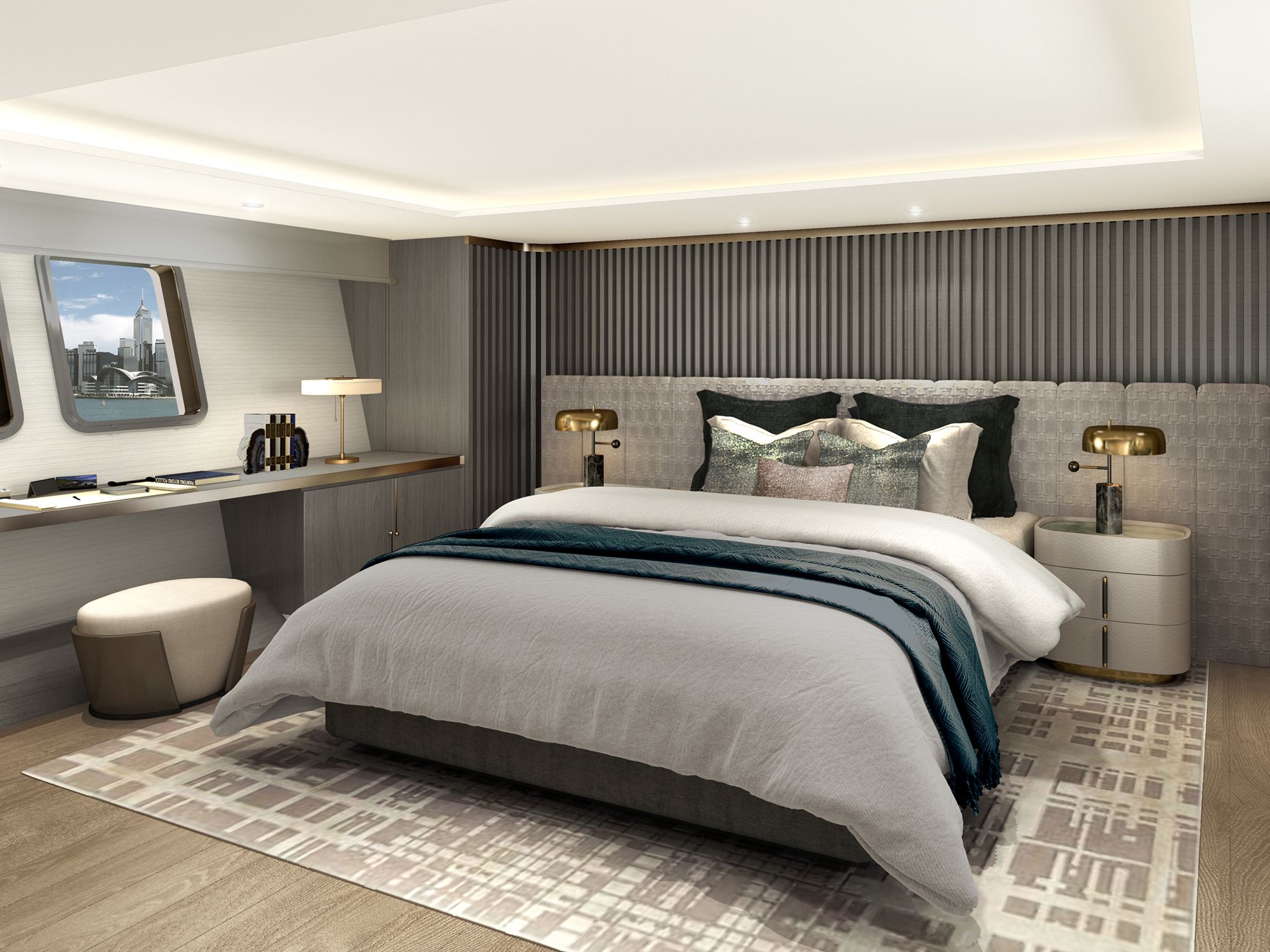 A collaboration between Steve Leung and Italian yacht company Sanlorenzo