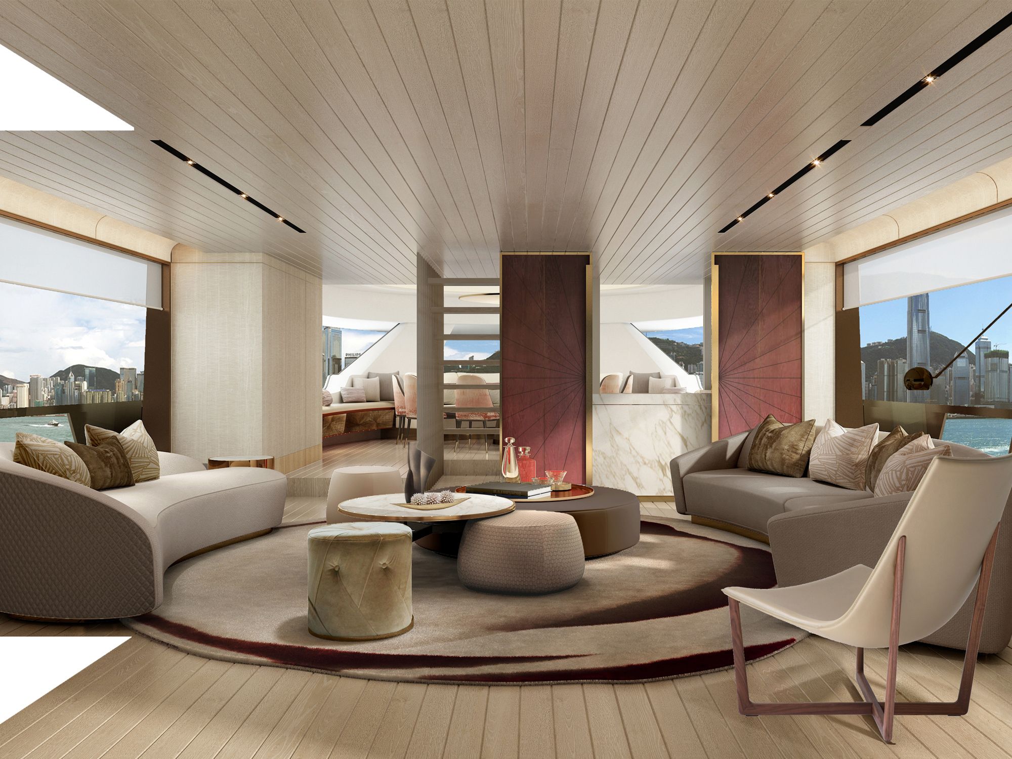 A collaboration between Steve Leung and Italian yacht company Sanlorenzo