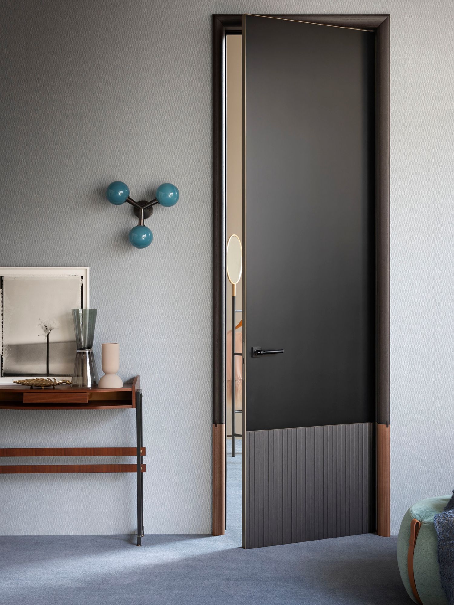 Lualdi Ying door collection, designed by Steve Leung Design Group