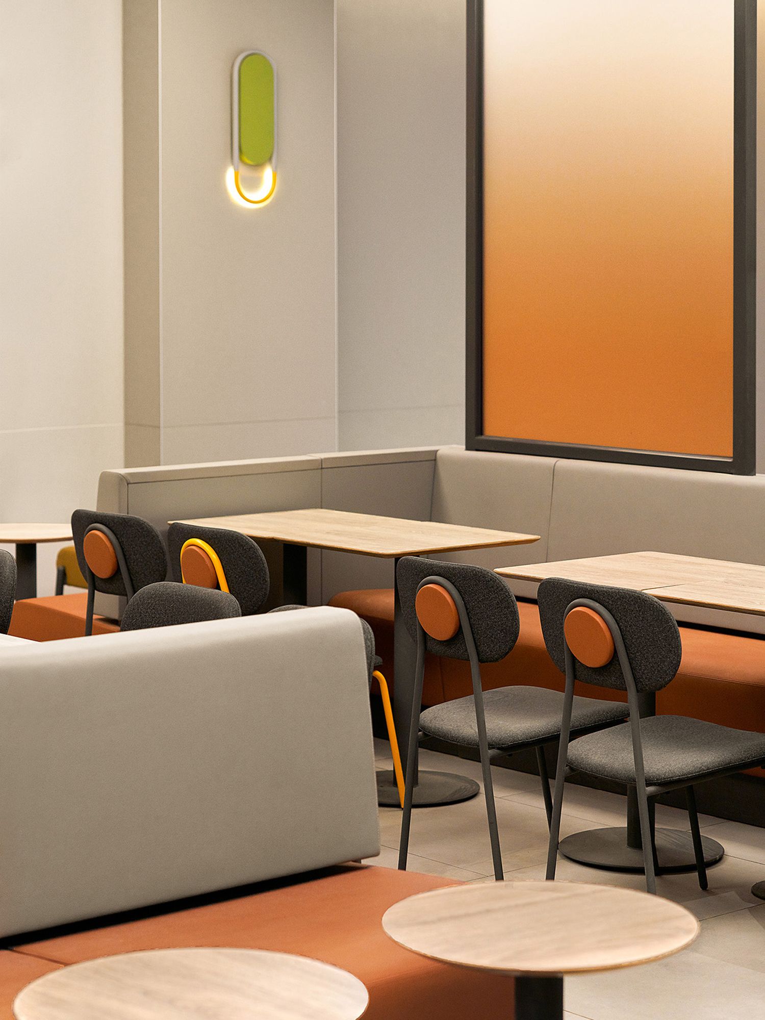 McDonald's Chengdu Cube flagship restaurant, designed by Steve Leung