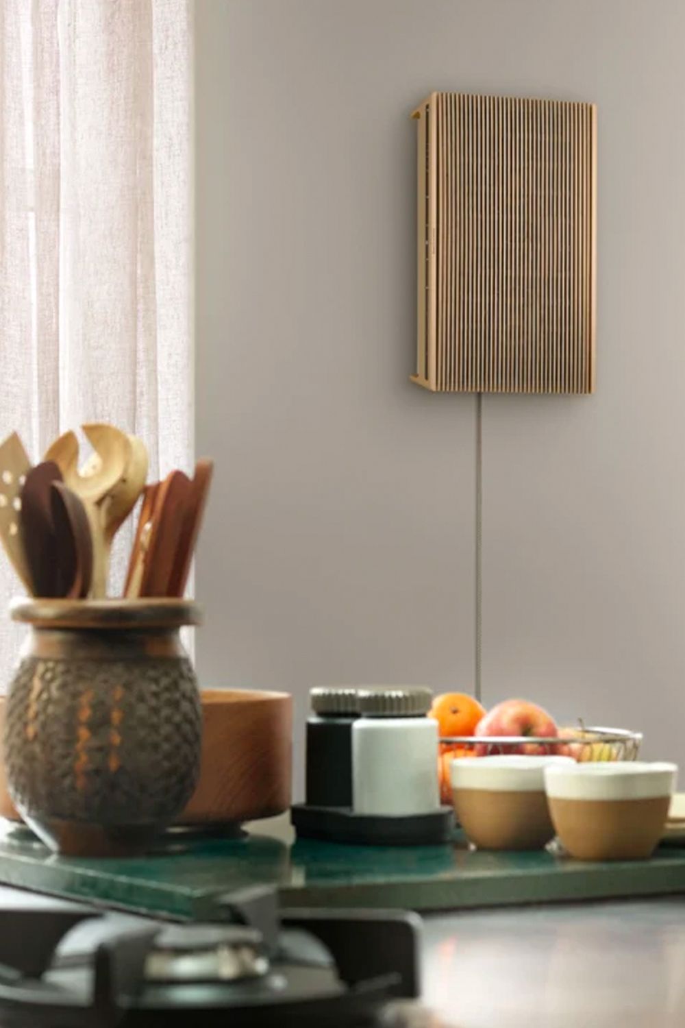 When wall-mounted, the Beosound Level provides an enveloping soundstage (Image: Bang & Olufsen)