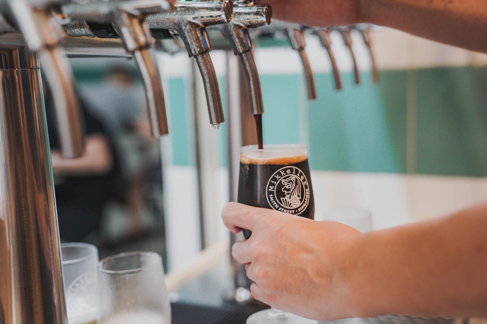 Mikeller Bar Singapore beers on tap
