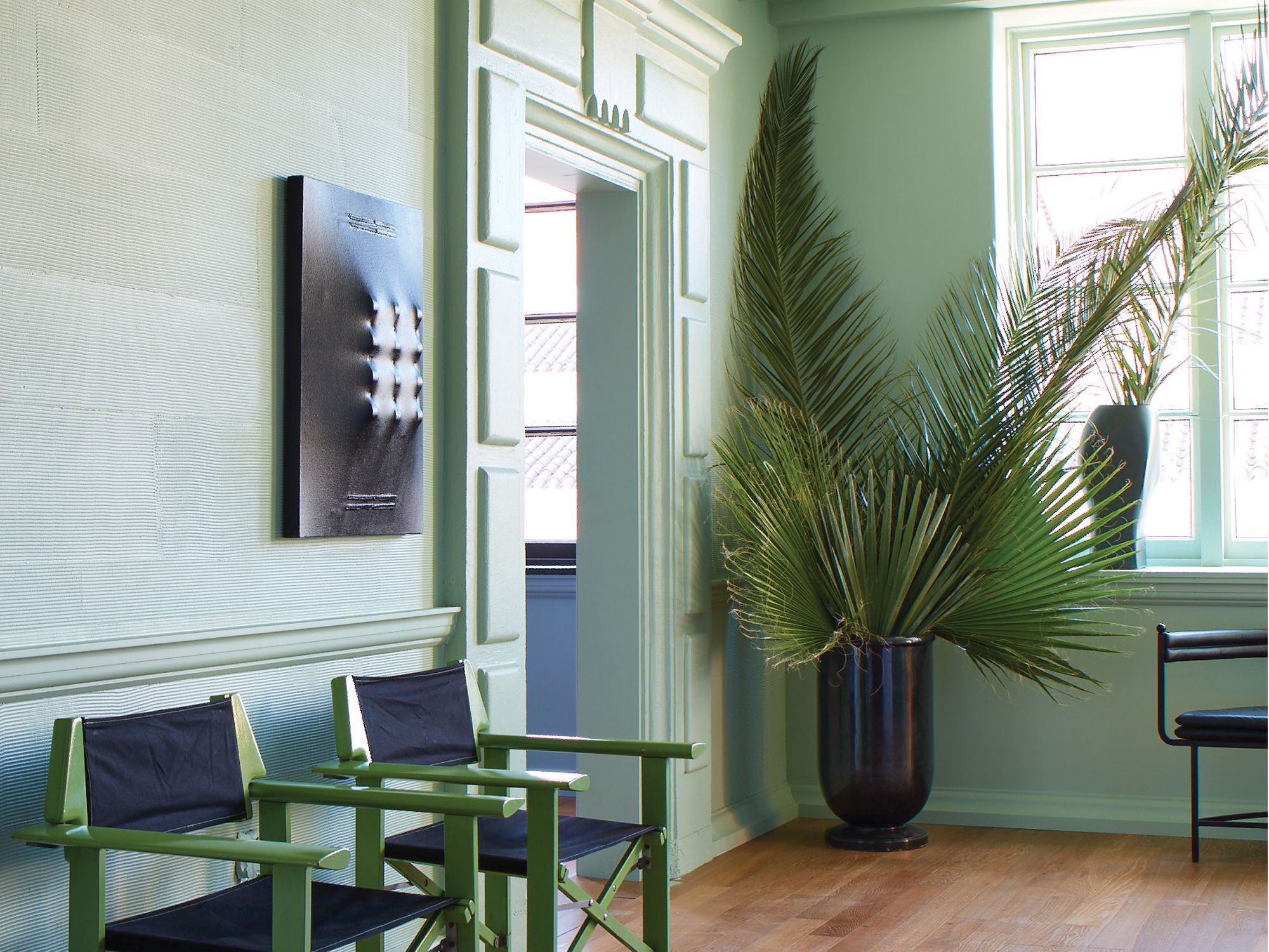 Palm, a fresh green shade from the California Collection by Farrow & Ball and Kelly Wearstler (Image: Farrow & Ball)