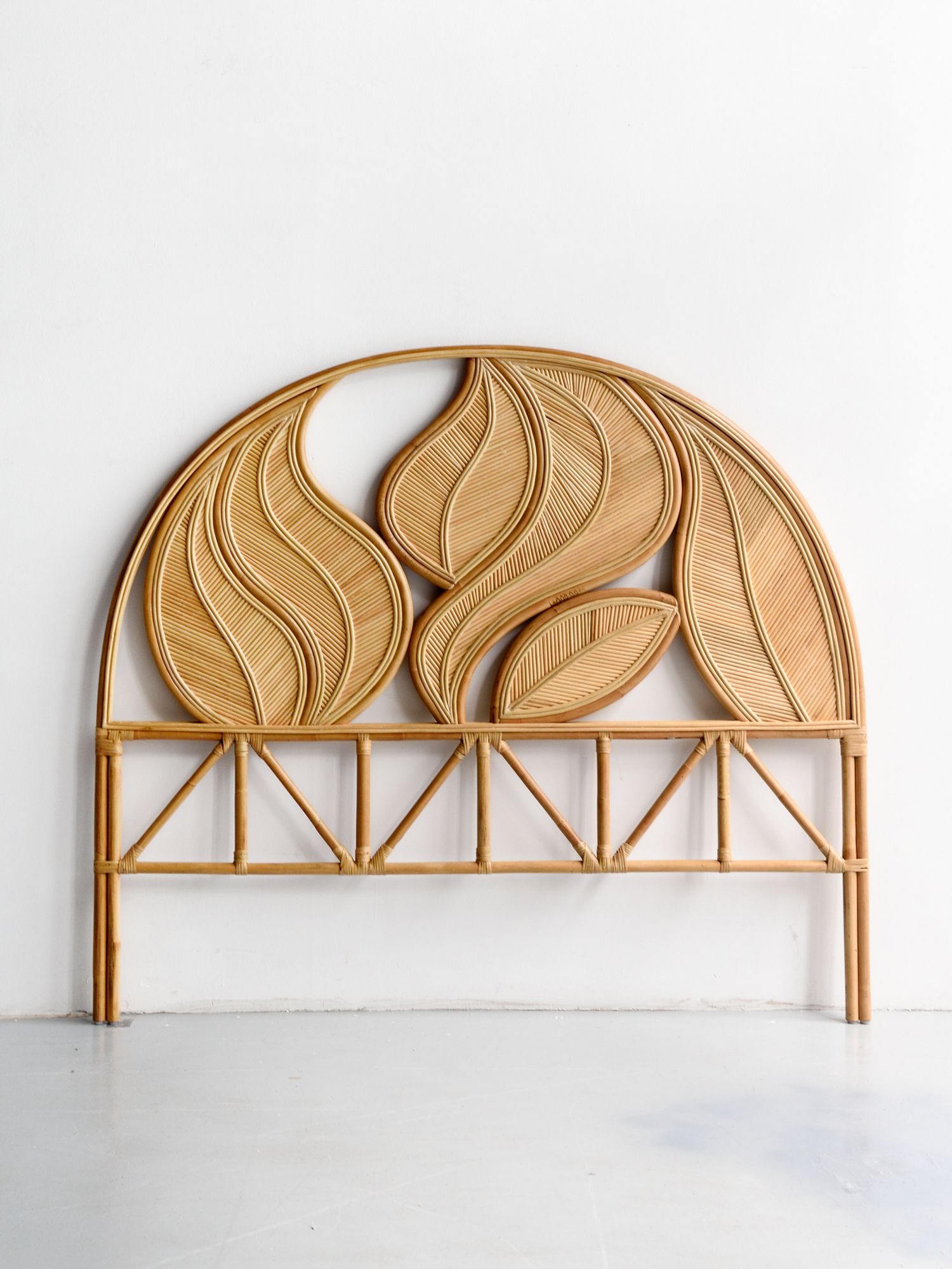 Island Living by Cocoon banana leaf palm headboard, from Island Living