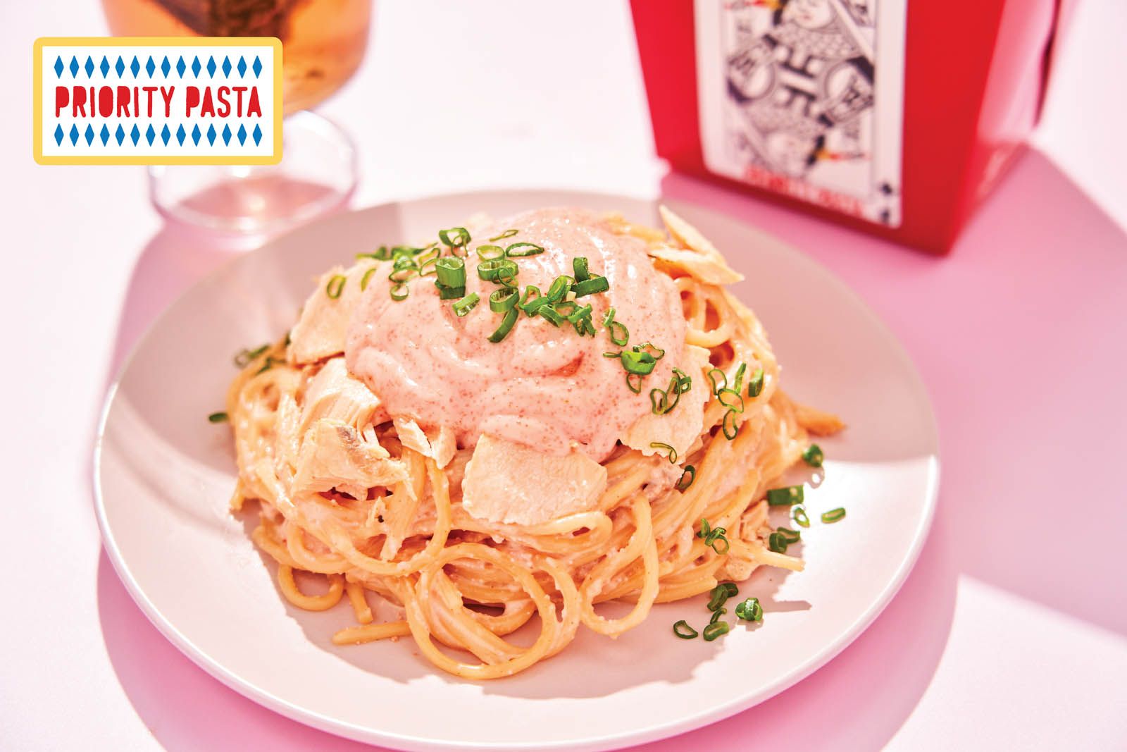 Salmon Mentaiko Pasta