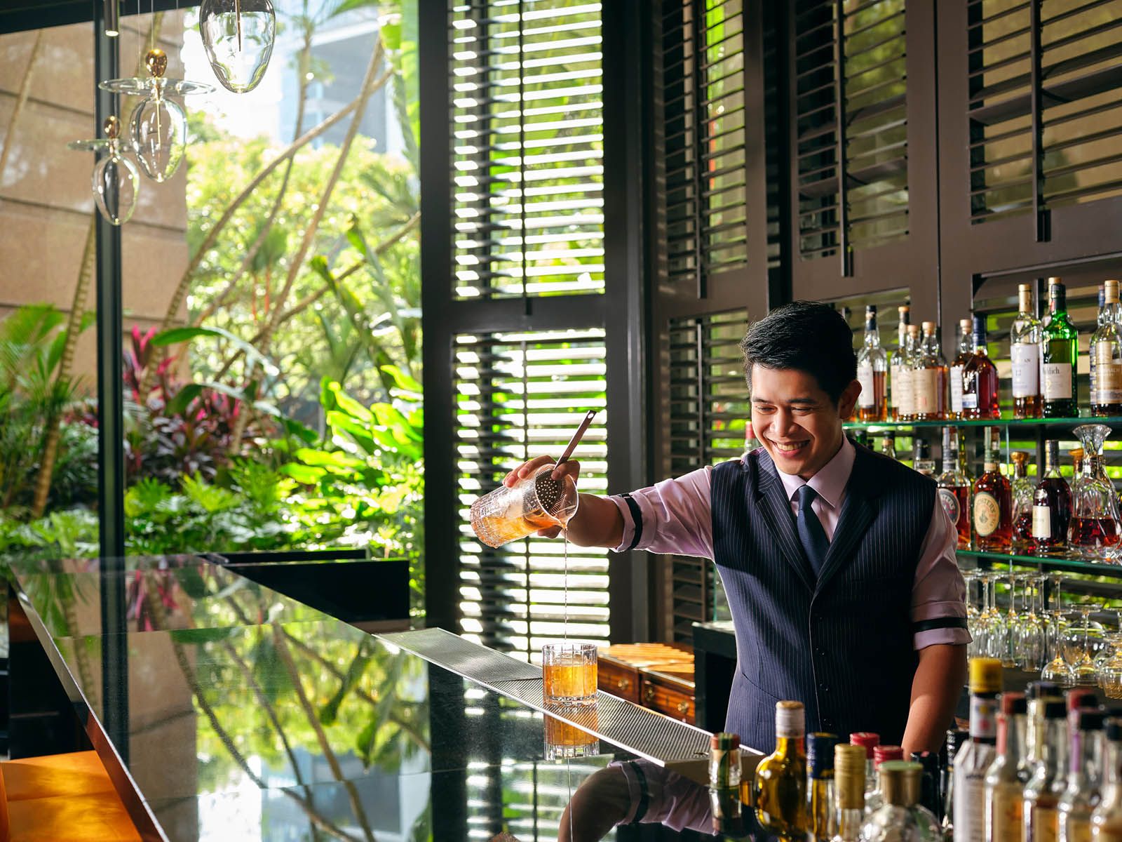 Bar Manager Gabriel Carlos