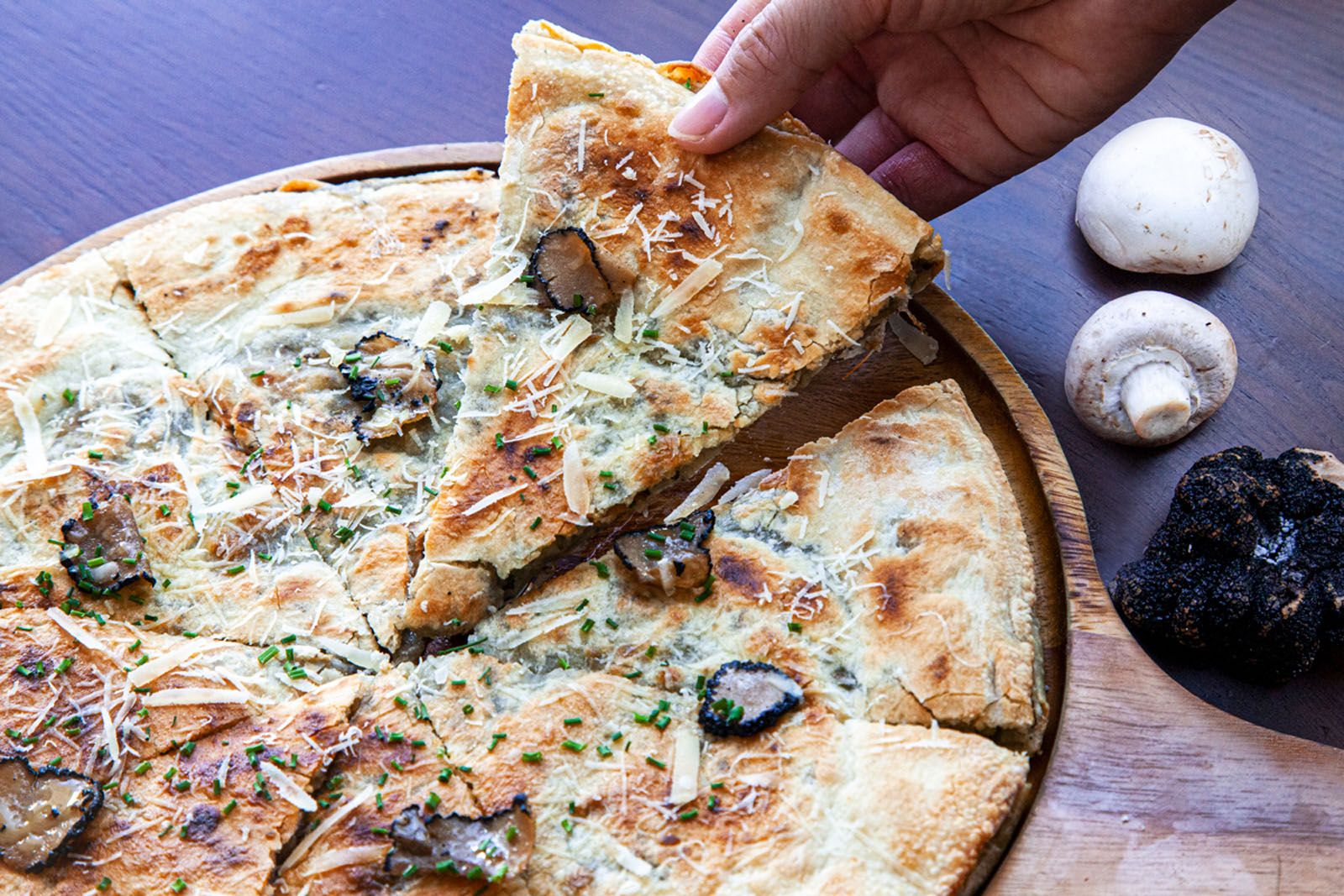 3 Cheese Truffle Foccacina