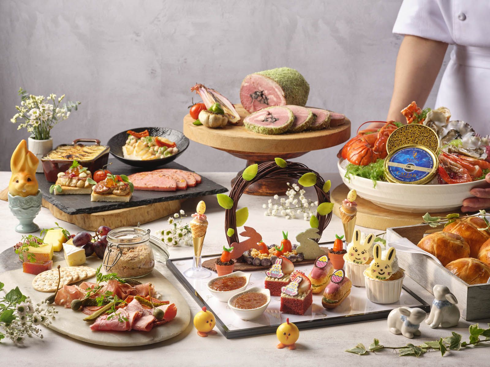 Brunch spread