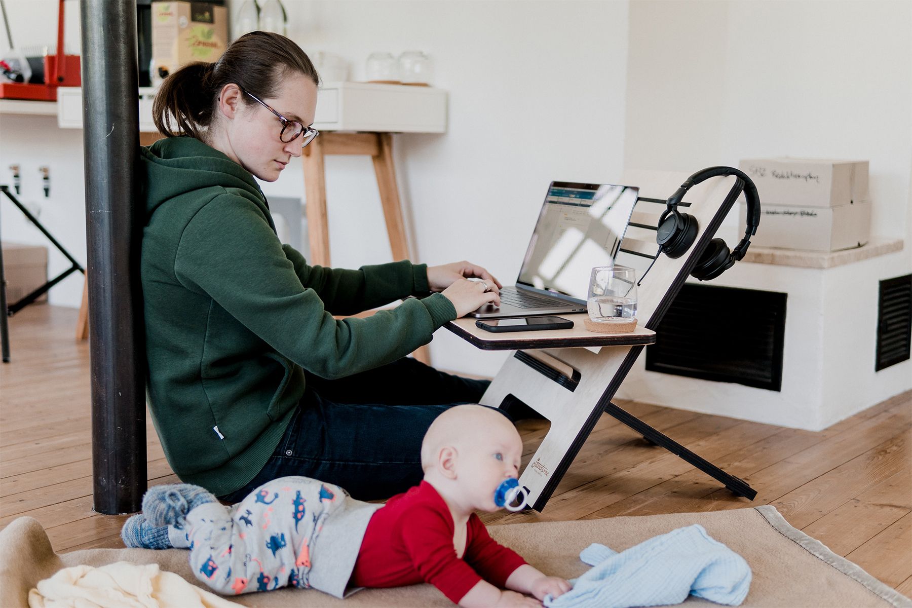 Transitioning back to the office can be hard especially if you have young kids