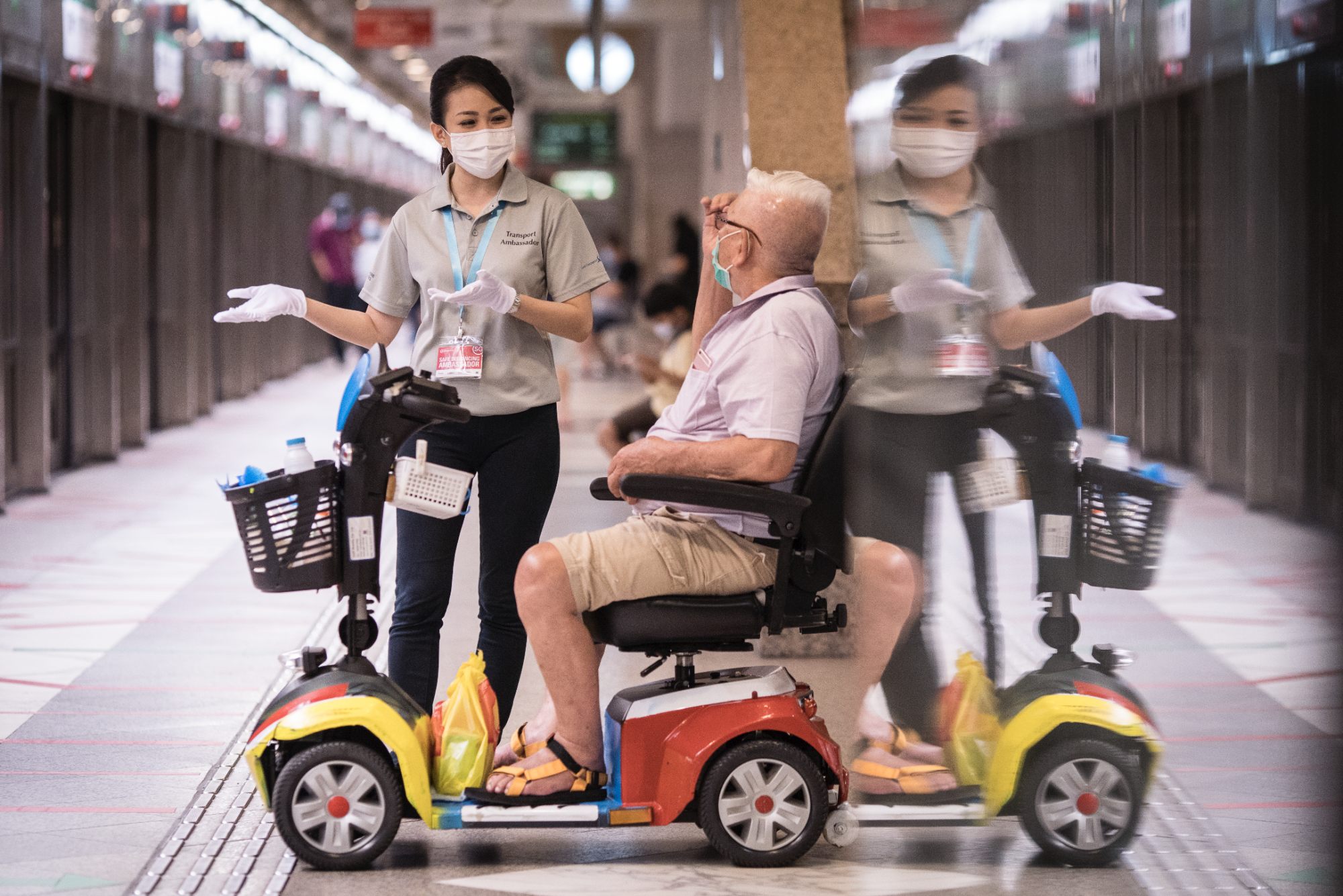 Social Distancing Ambassadors (Image: Brian Teo)