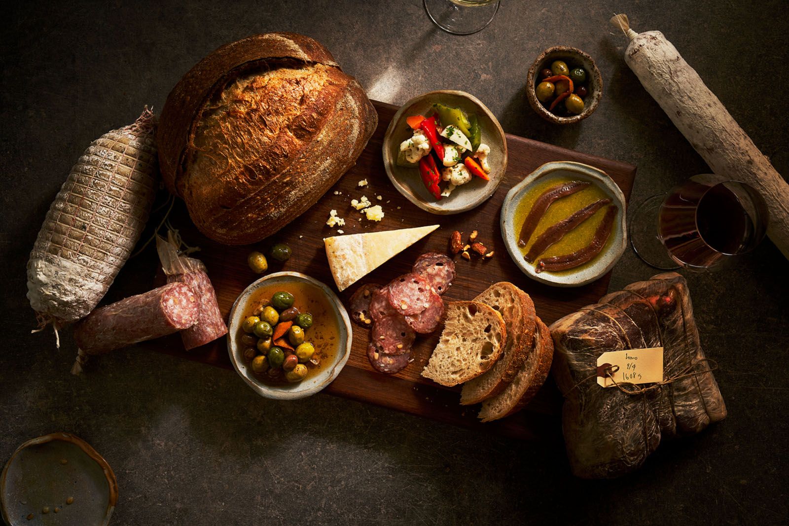 Le Bon Funk's charcuterie spread